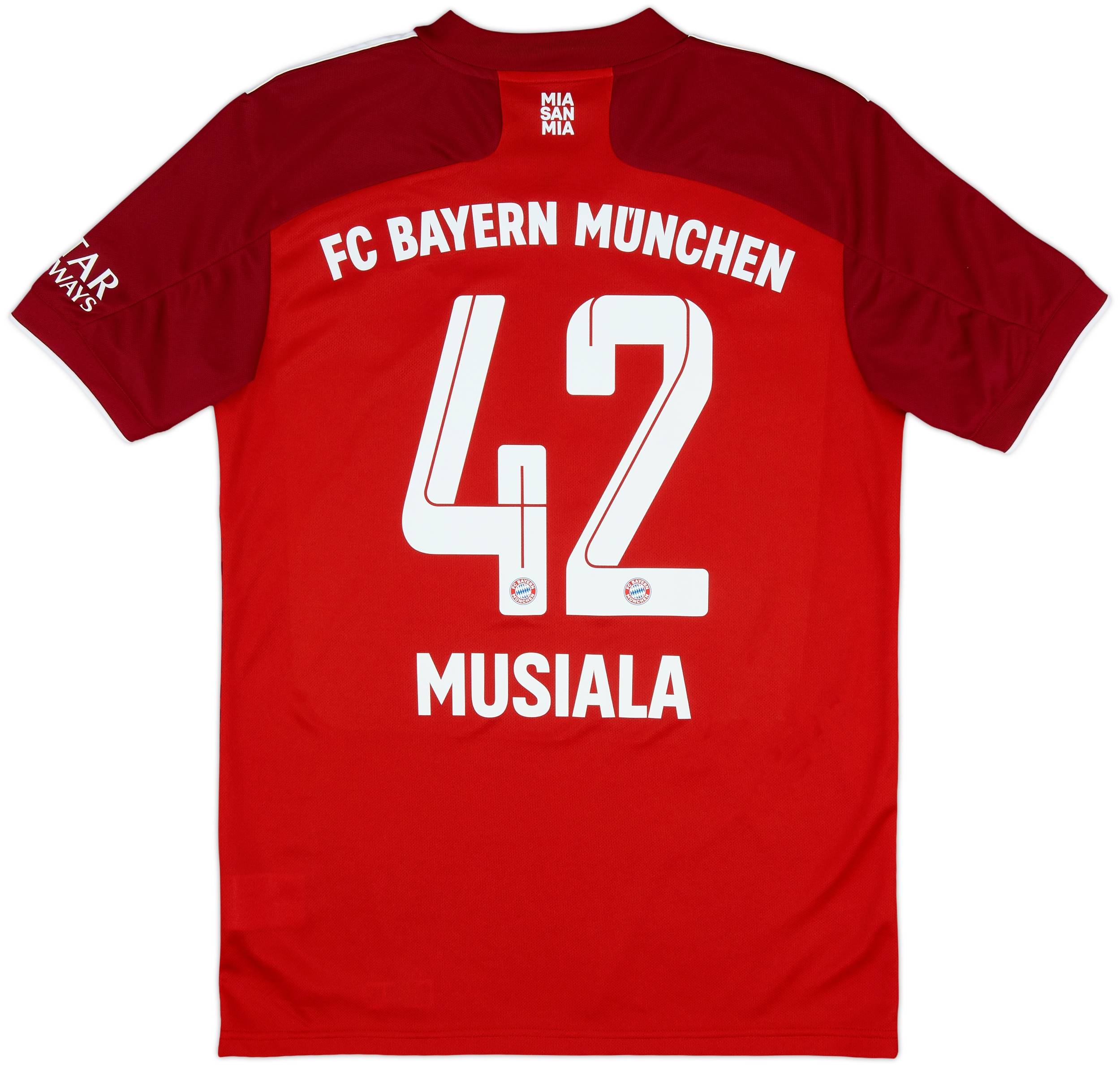FC Bayern München MUSIALA 42 シャツ 2021-22 Bayern Munich Home Shirt Musiala #42 - 10/10 - (M)