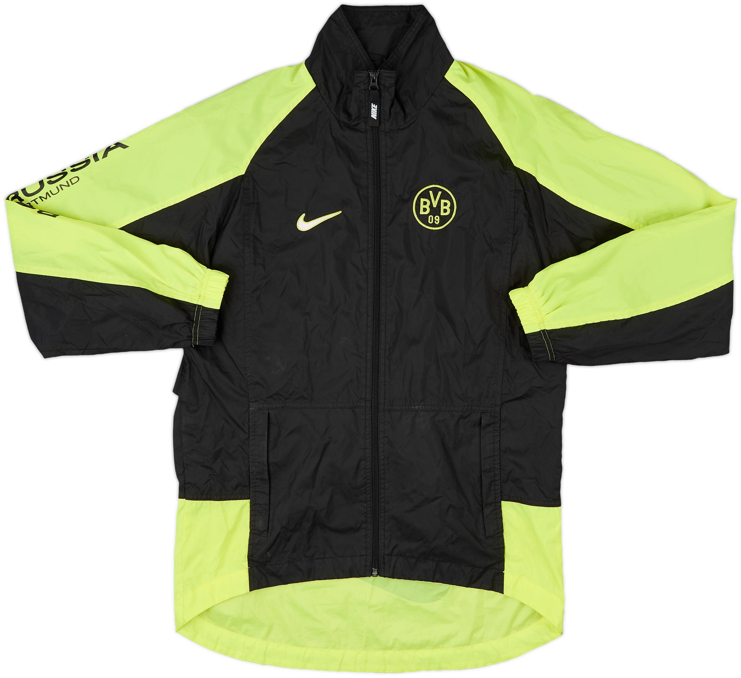 ドルトムント 97/98 ナイキ レインジャケット 1997-98 Borussia Dortmund Nike Rain Jacket - 8/10 - (S)