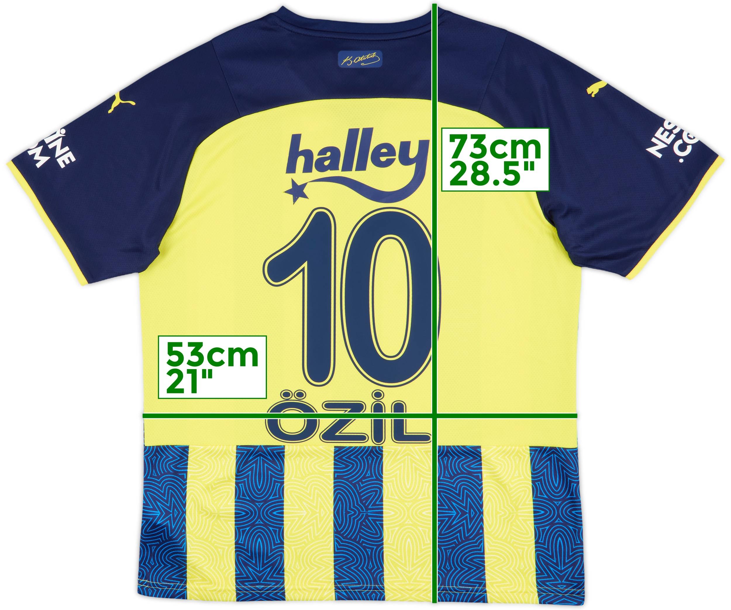 2021-22 Fenerbahce Home Shirt Ozil #10 (L)