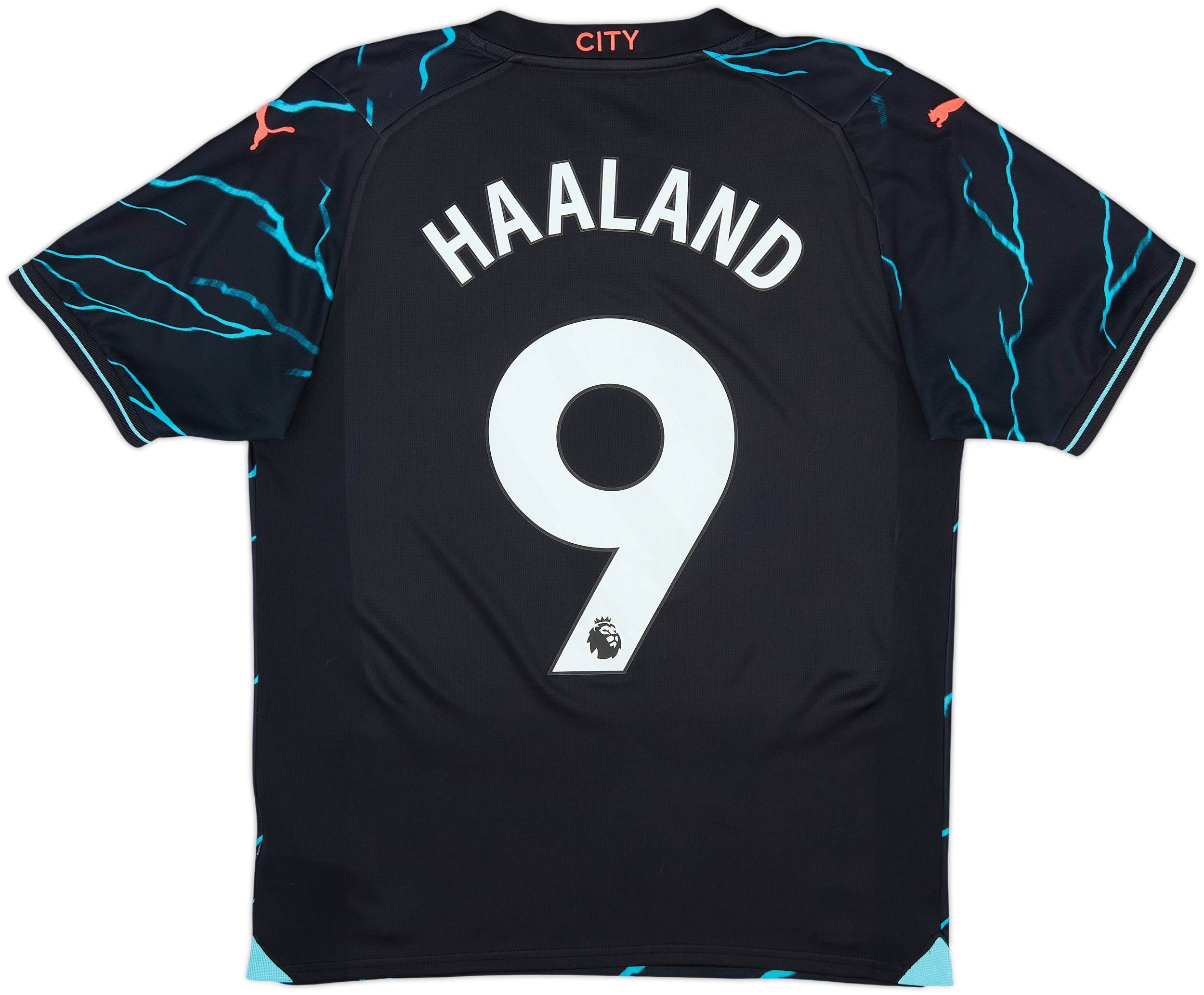2023-24 Manchester City Third Shirt Haaland #9 - 10/10 - (M)