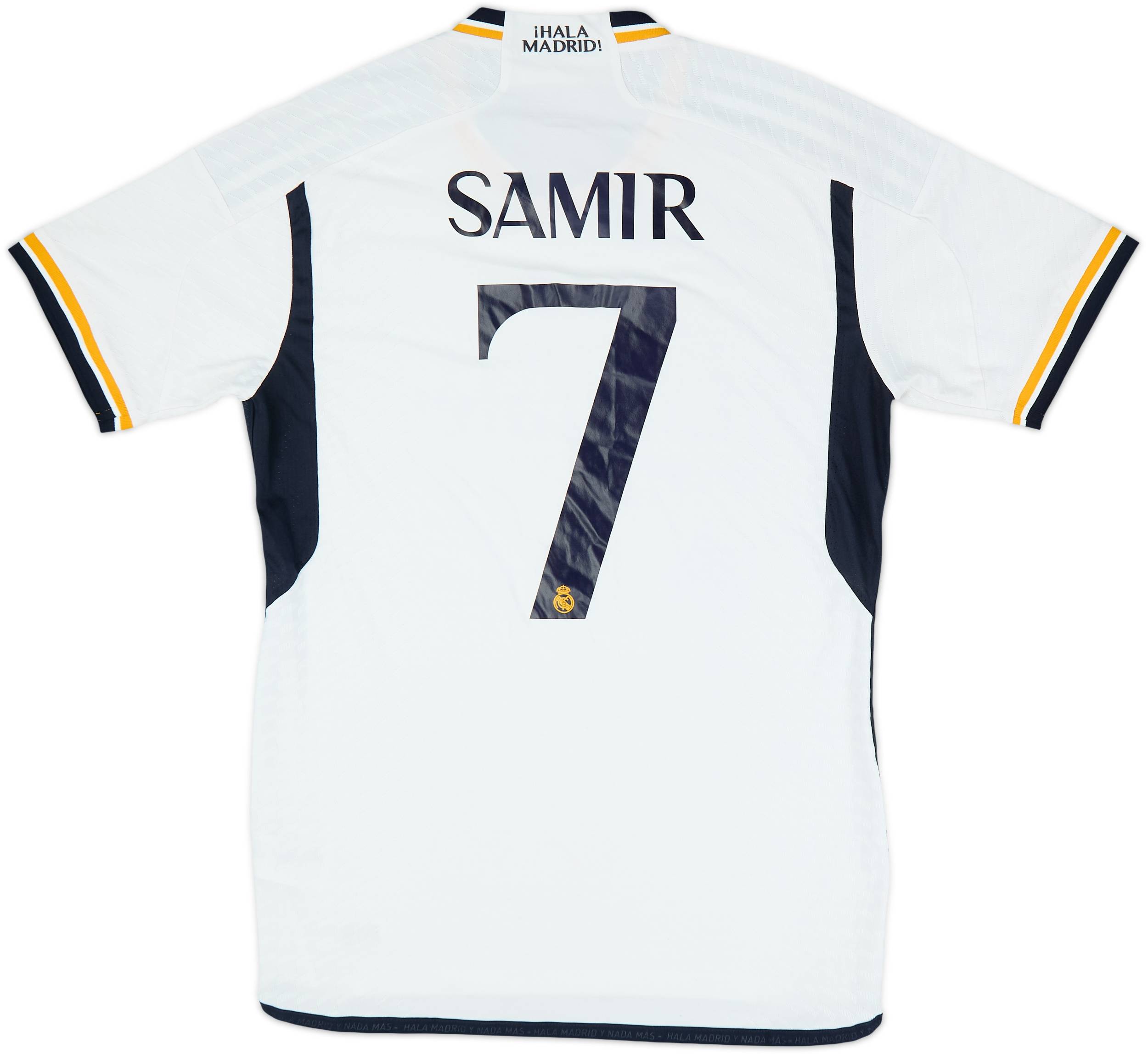 2023-24 Real Madrid Authentic Home Shirt Samir #7 - 8/10 - (M)