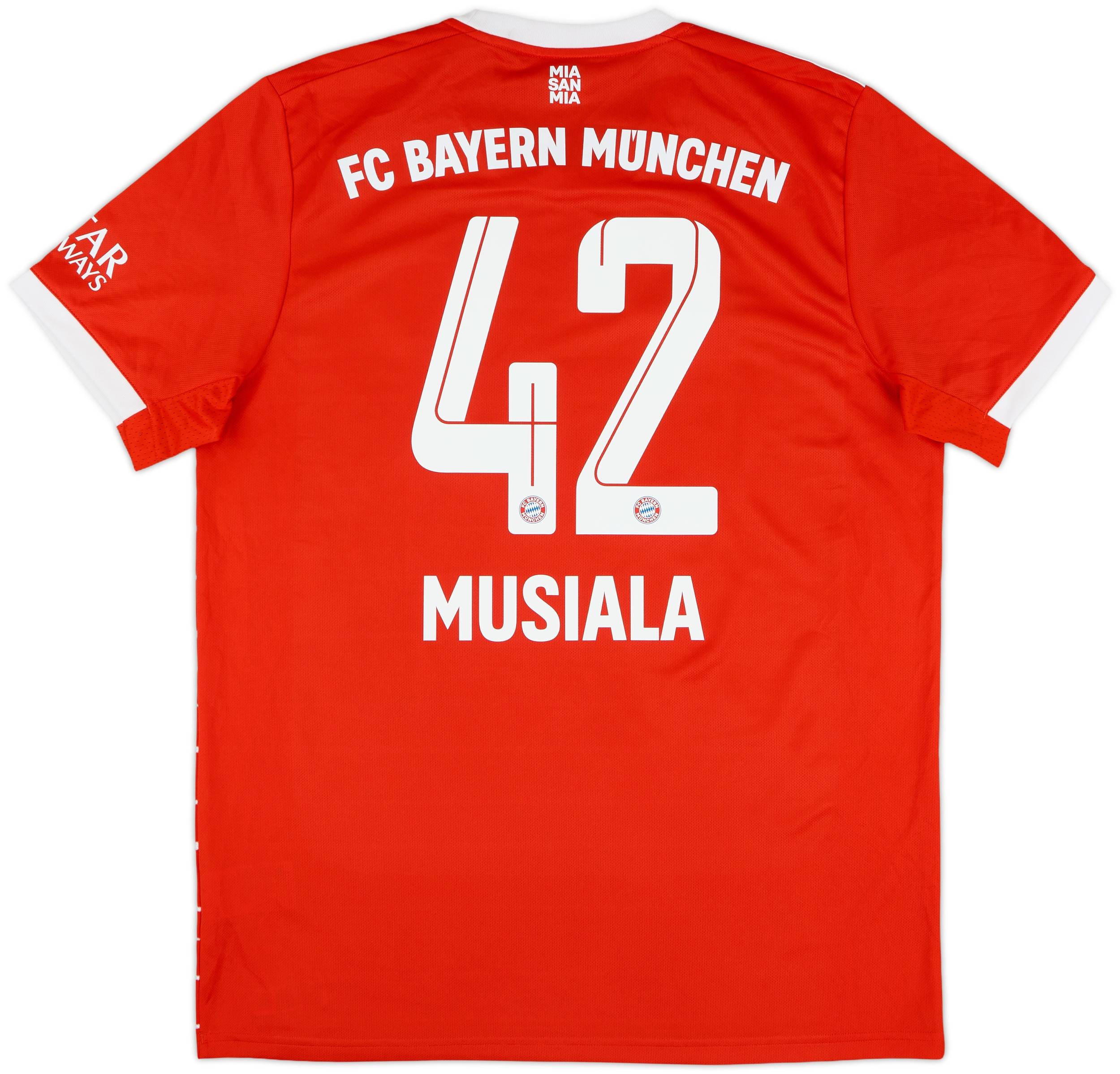 FC Bayern Munchen MUSIALA 42番 バイエルン XL Jamal Musiala #42 Men's EXTRA LARGE Adidas Bayern Munich