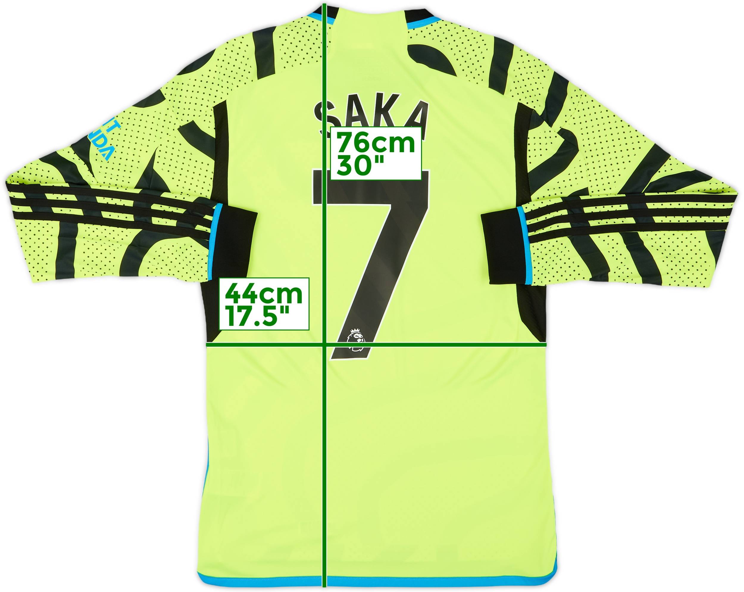 2023-24 Arsenal Away L/S Shirt Saka #7 (S)
