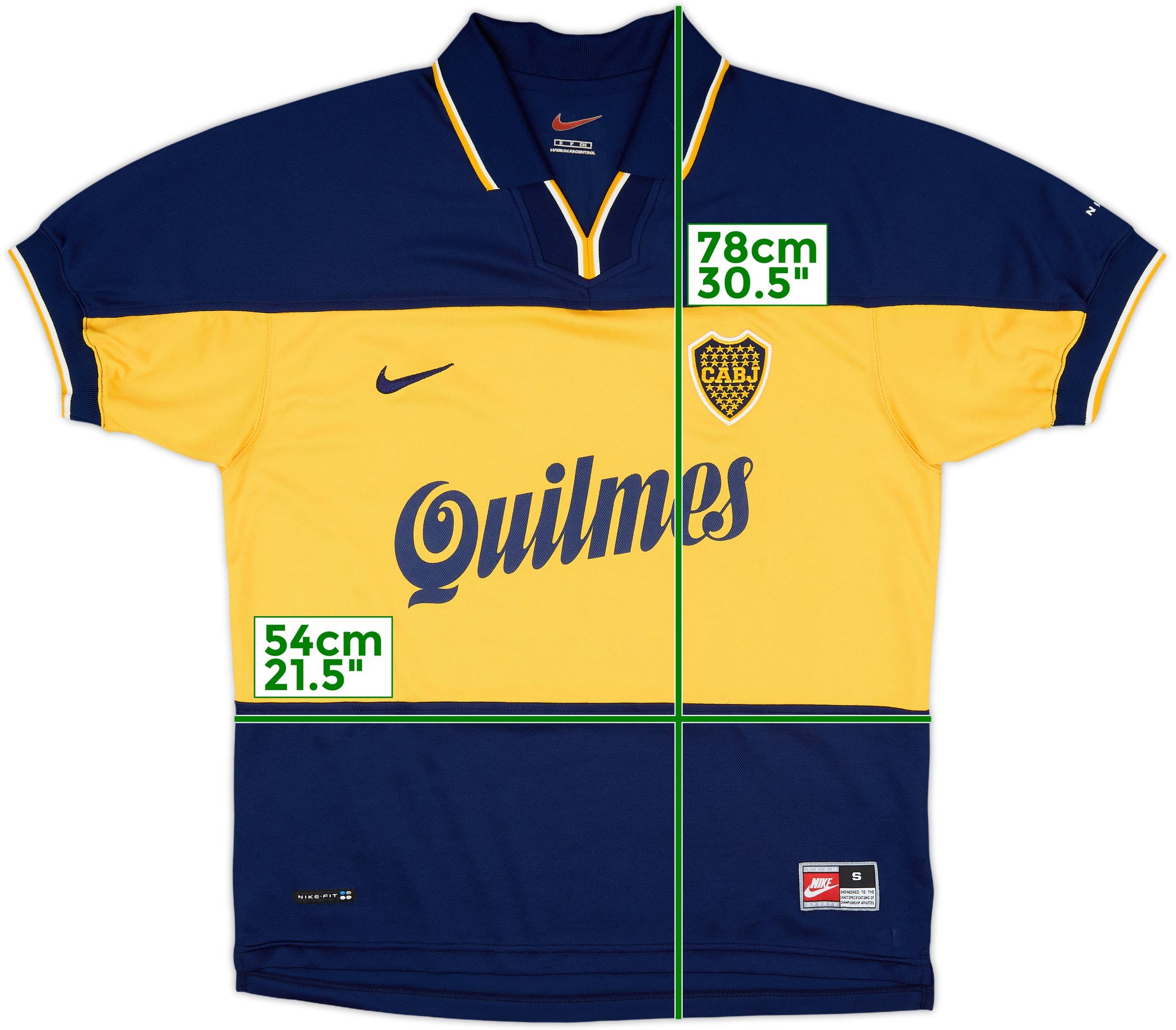 1998-00 Boca Juniors Home Shirt - 10/10 - (S)