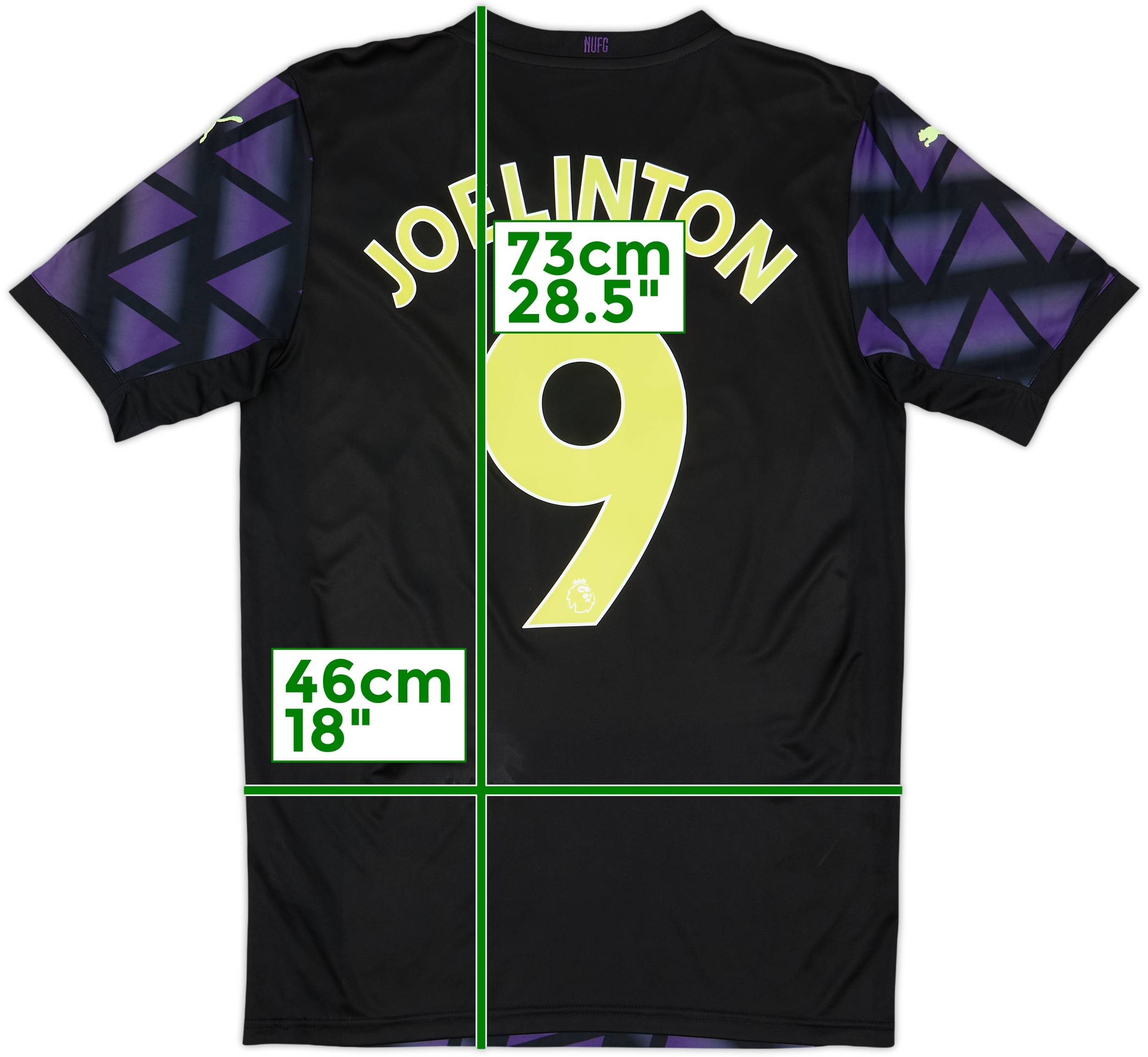 2020-21 Newcastle Third Shirt Joelinton #9 - 7/10 - (M)
