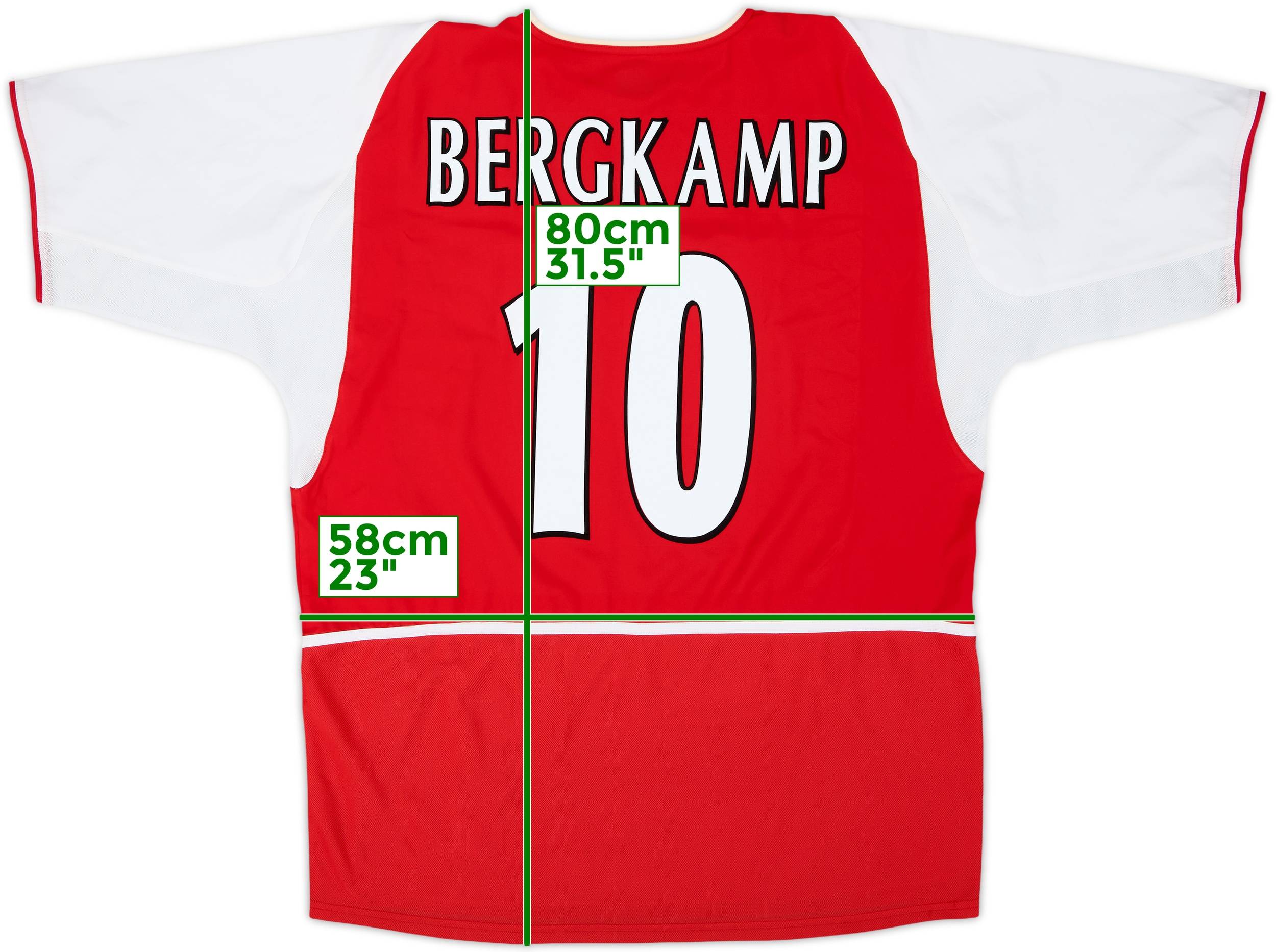 2002-04 Arsenal Home Shirt Bergkamp #10 - 7/10 - (XL)