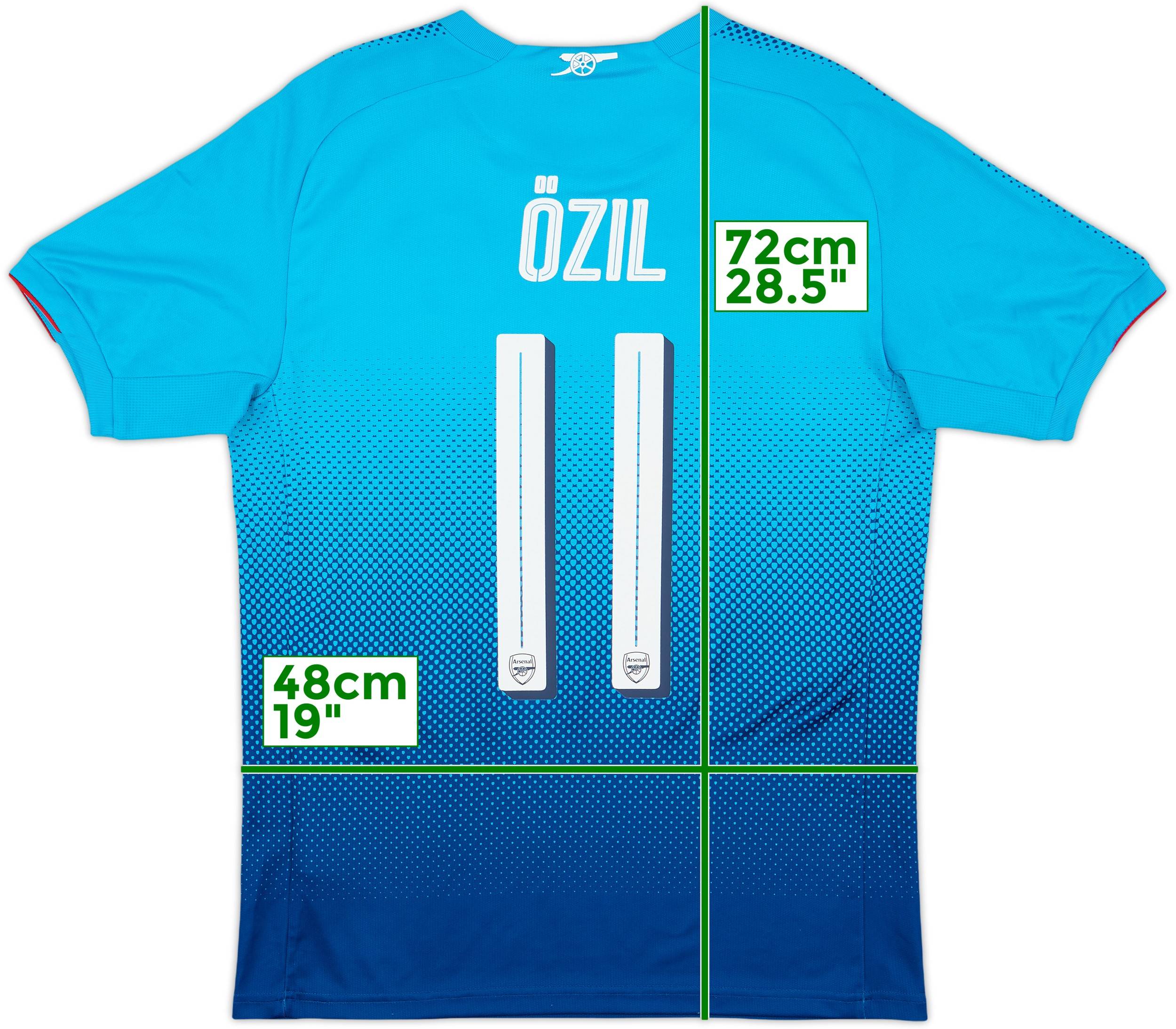 2017-18 Arsenal Away Shirt Ozil #11 - 6/10 - (S)