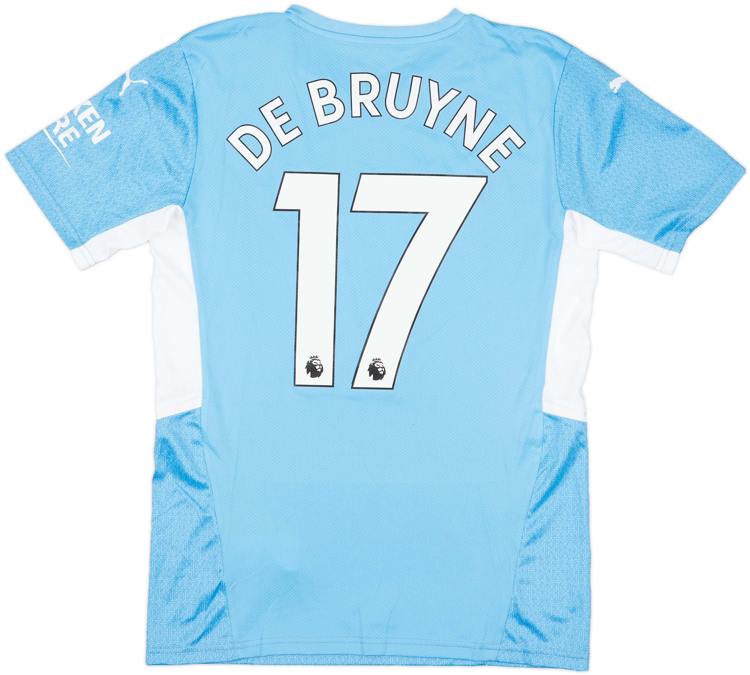 2021-22 Manchester City Home Shirt De Bruyne #17 (S)