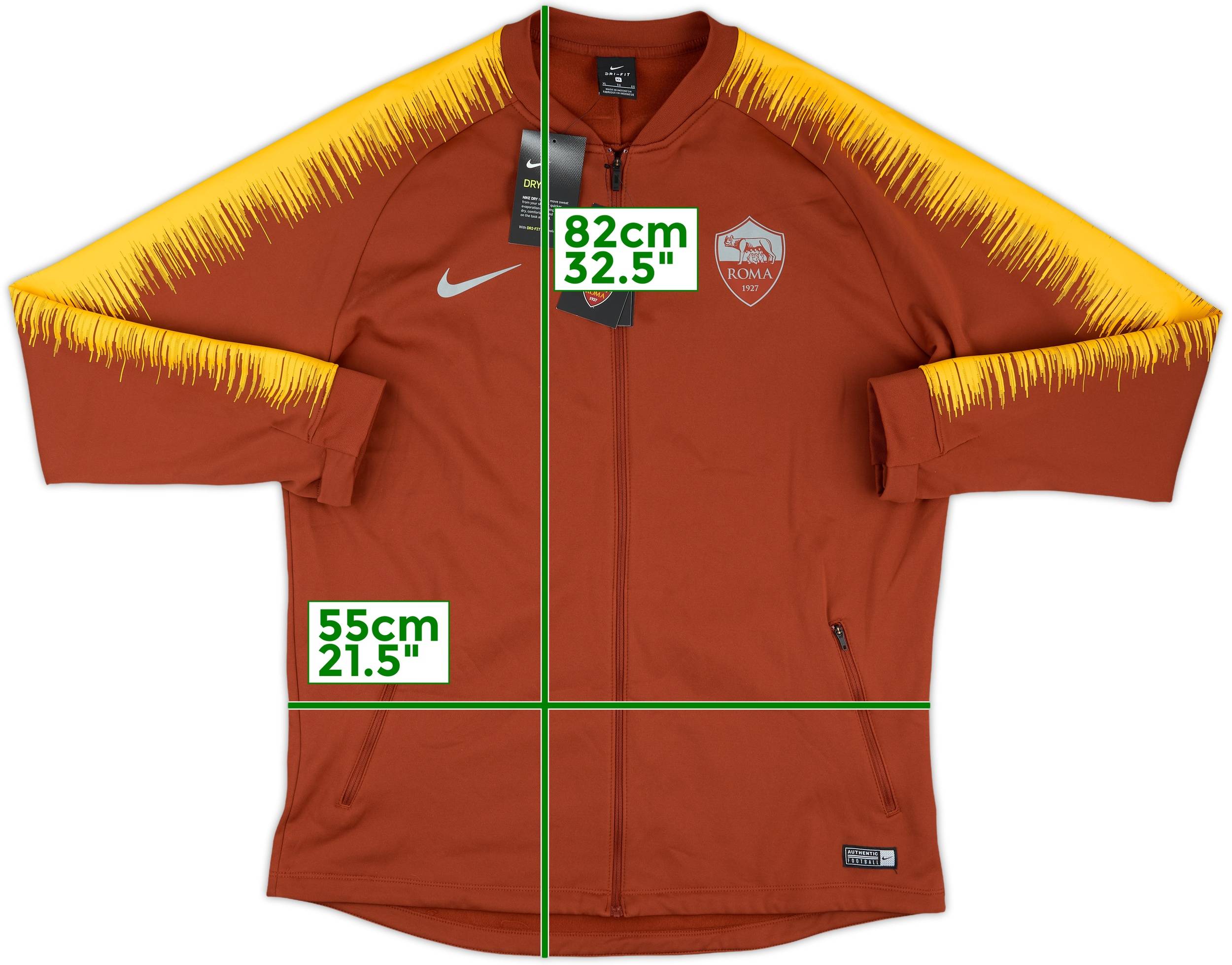 Nike DRI-FIT AS Roma トラックジャケット スペイン市場独占！14/15 A.S.ローマ オフィシャル”N98