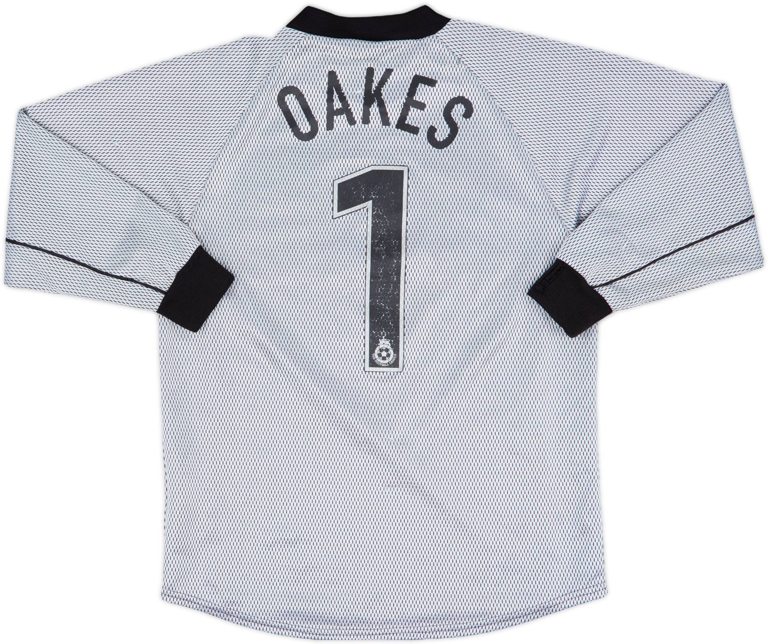 2000-01 Wolves GK Shirt Oakes #1 - 6/10 - (S)