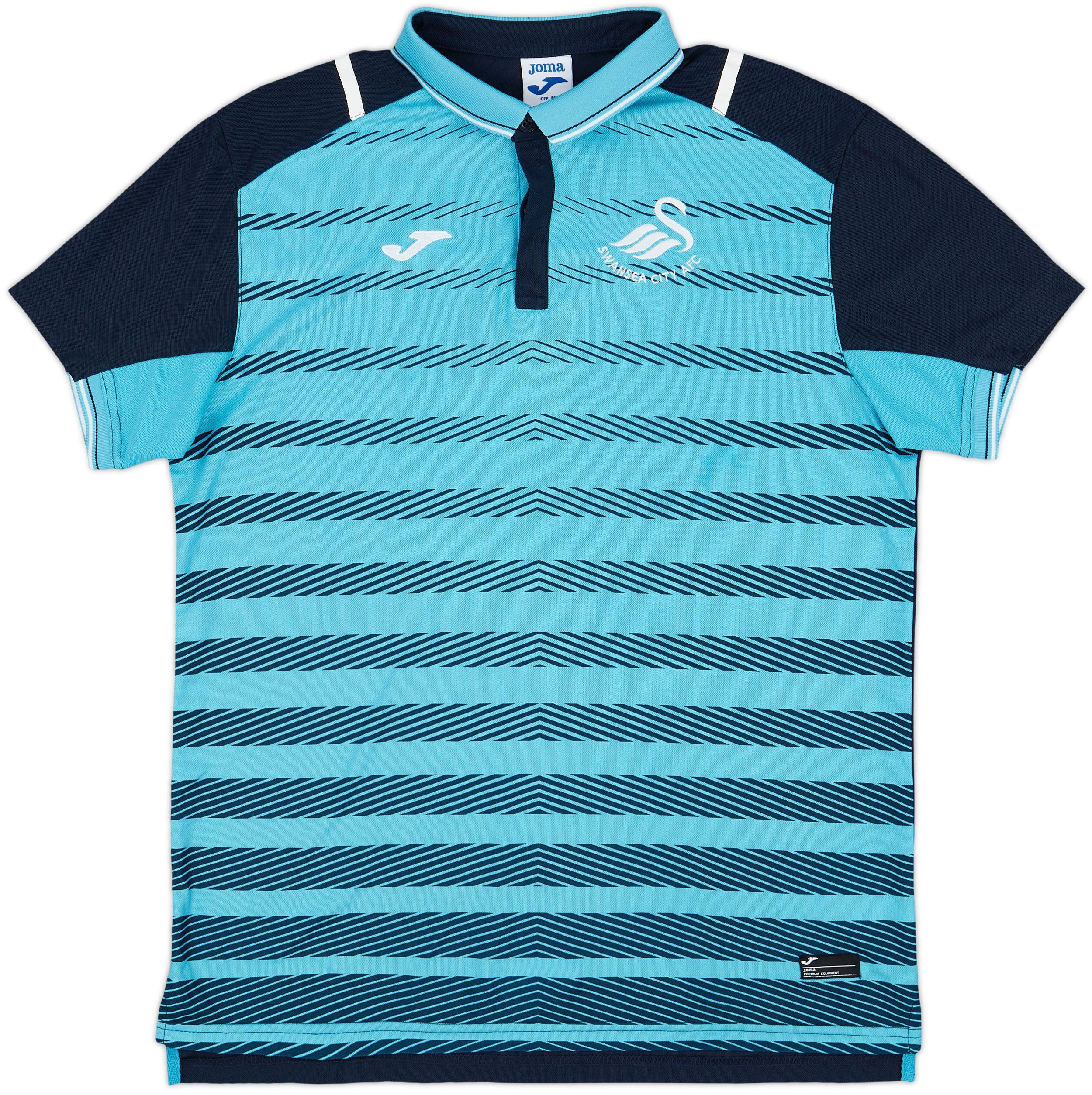 2016-17 Swansea Joma 1/4 Zip Polo Shirt - 8/10 - (Women's M)