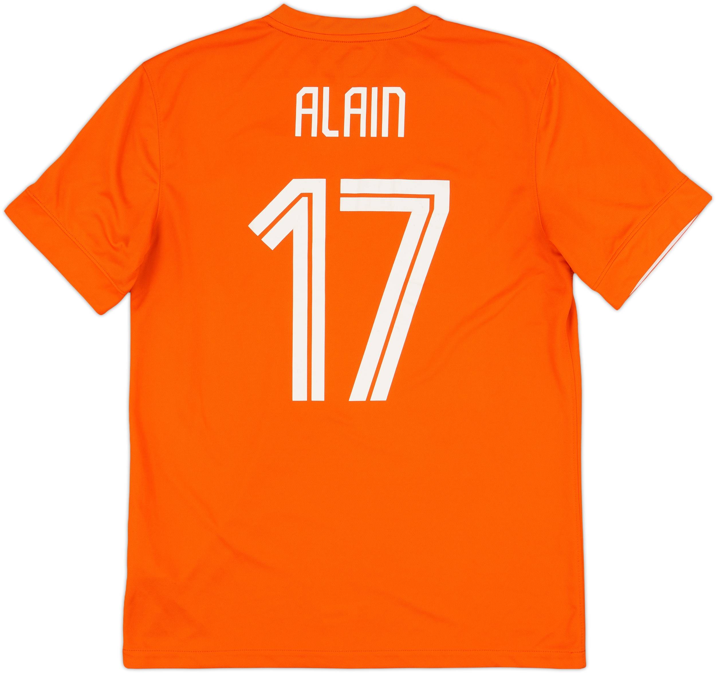 2014-15 Netherlands Home Shirt Alain #17 - 6/10 - (M)