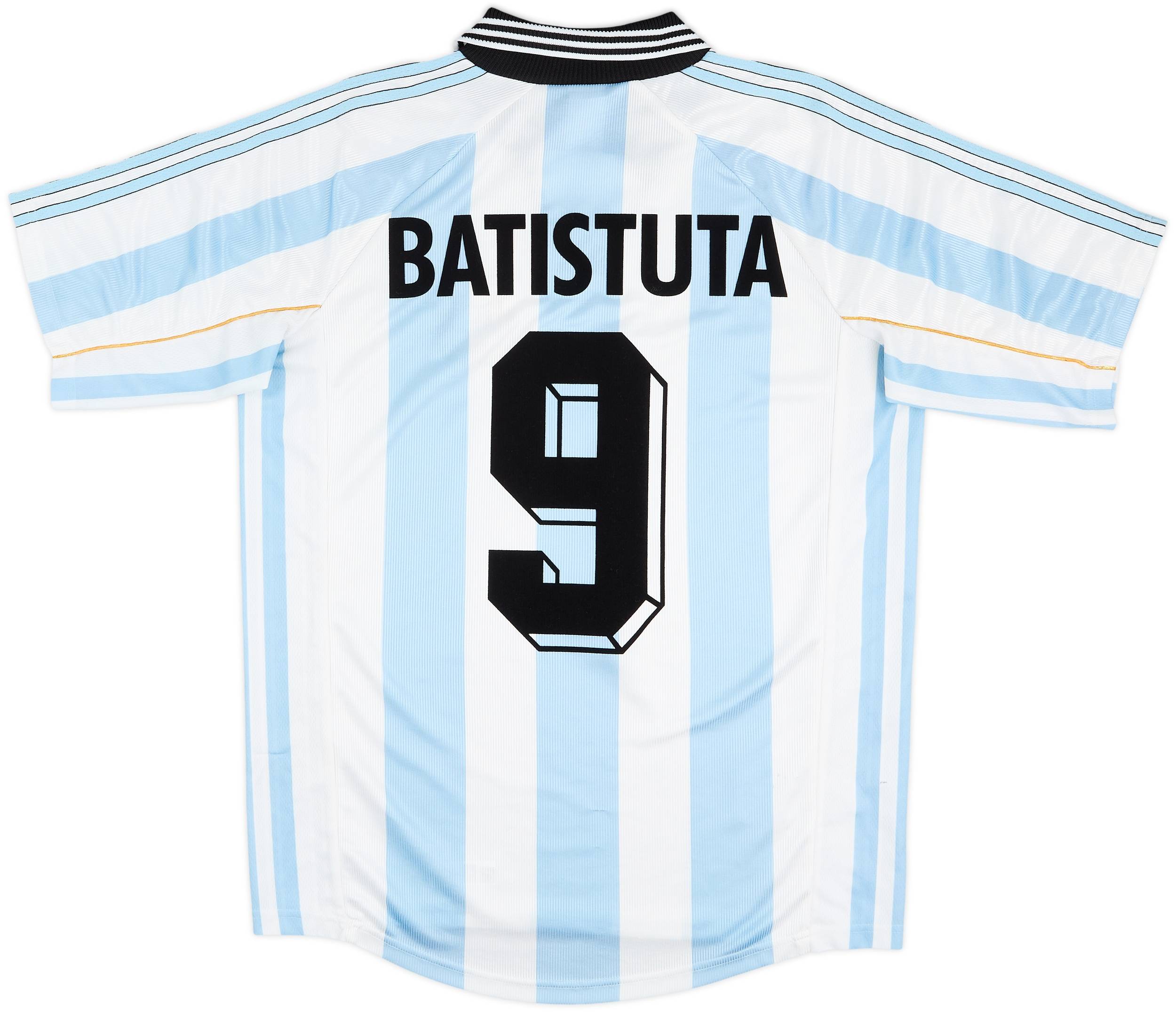 1998-99 Argentina Home Shirt Batistuta #9 - 6/10 - (M)