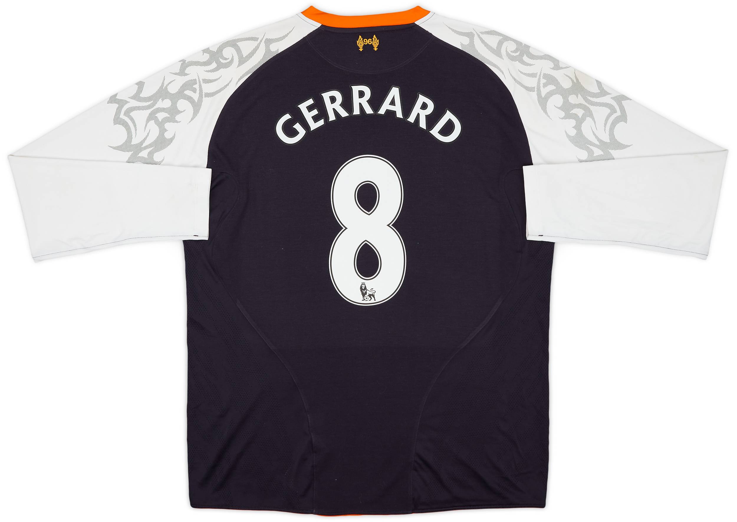 2012-13 Liverpool Third L/S Shirt Gerrard #8 - 7/10 - (L)