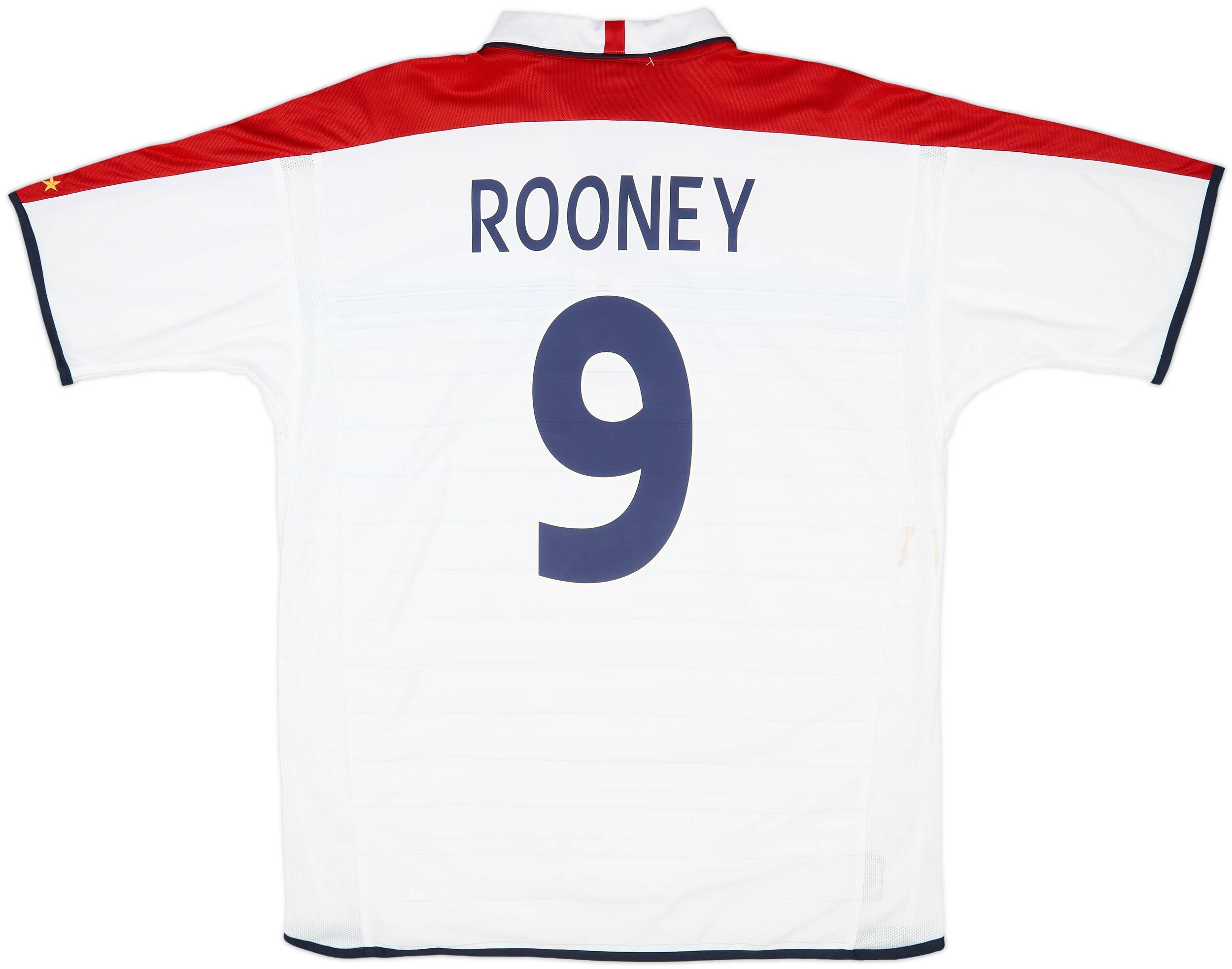 2003-05 England Home Shirt Rooney #9 (XL)