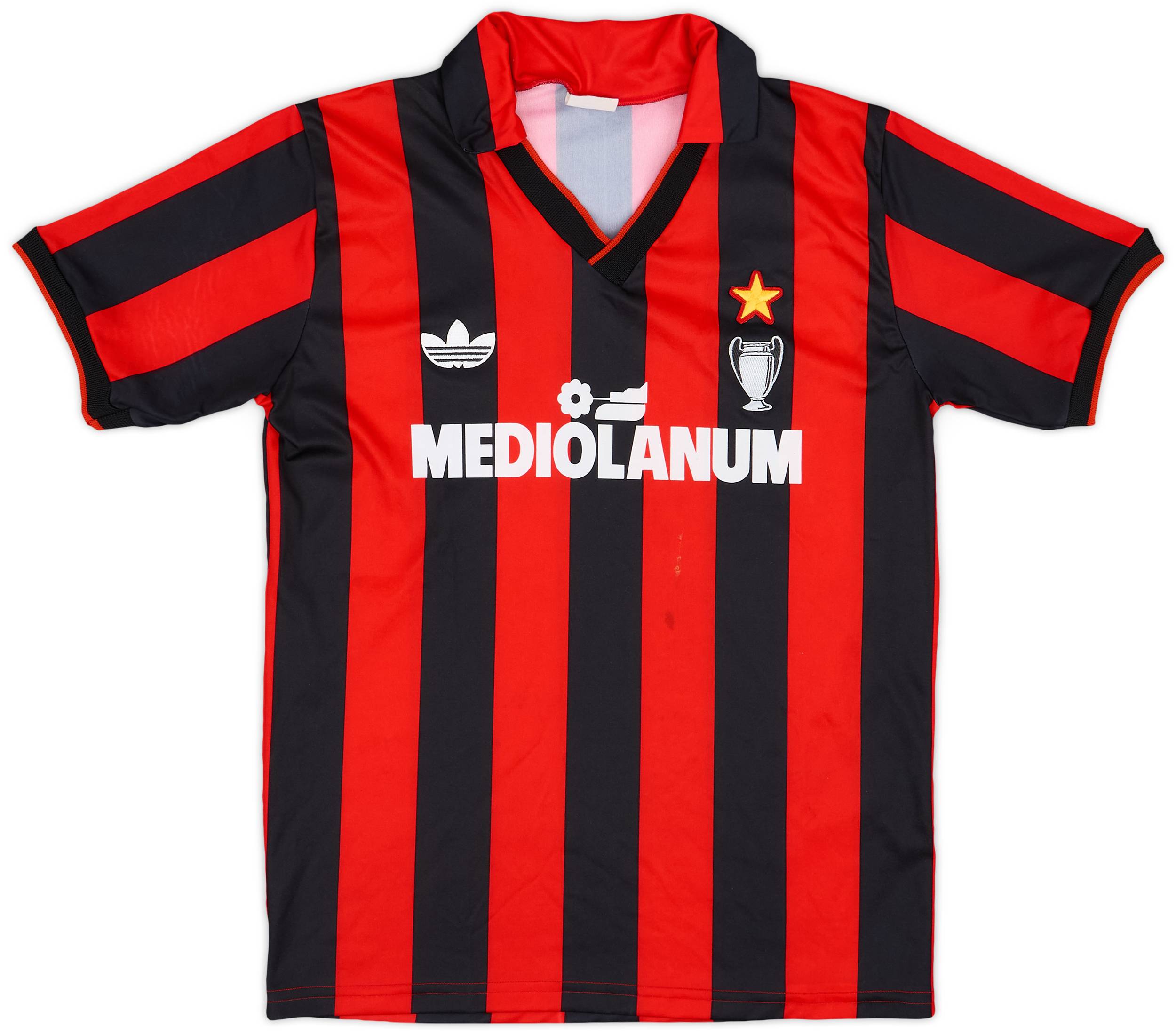1990-91 AC Milan Home Shirt - 8/10 - (S)