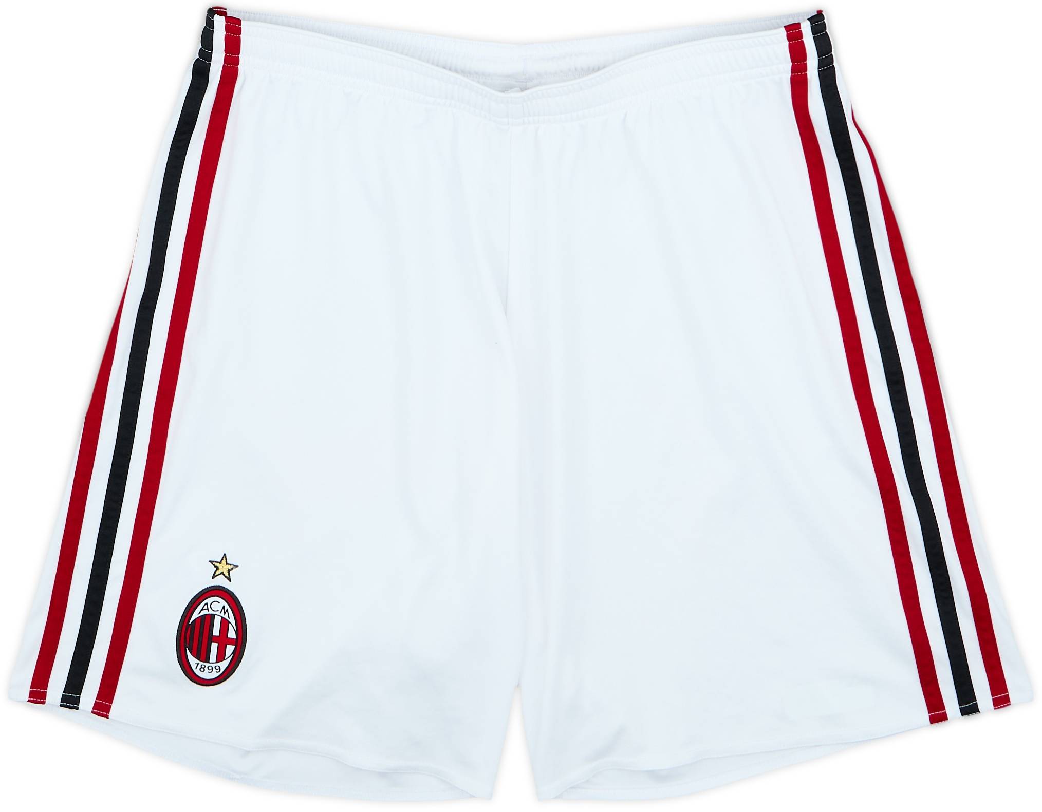 AC Milan ハーフパンツ ホワイト 2017-18 AC Milan Home Shorts - 7/10 - (M)