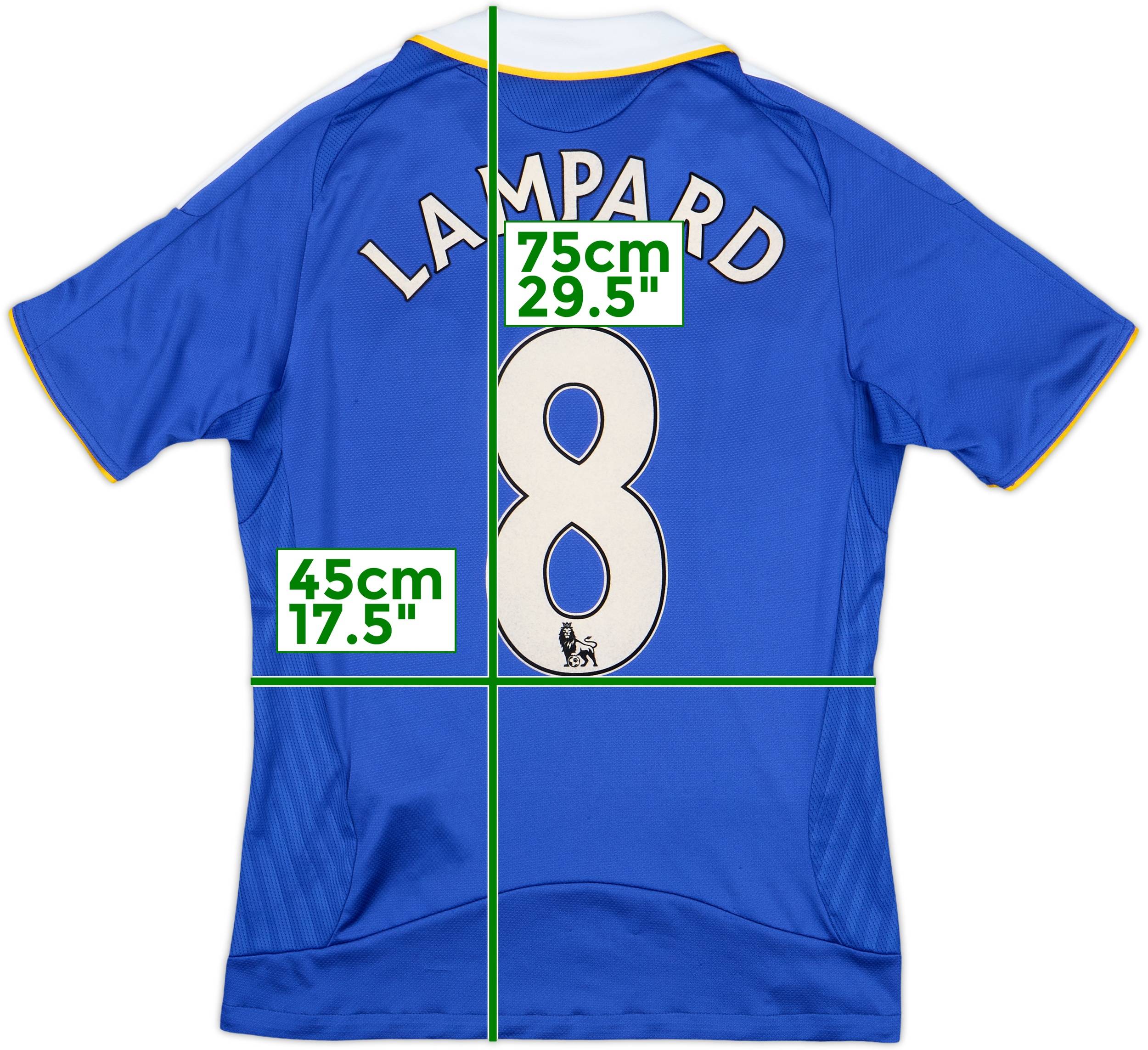2008-09 Chelsea Home Shirt Lampard #8 - 7/10 - (S)