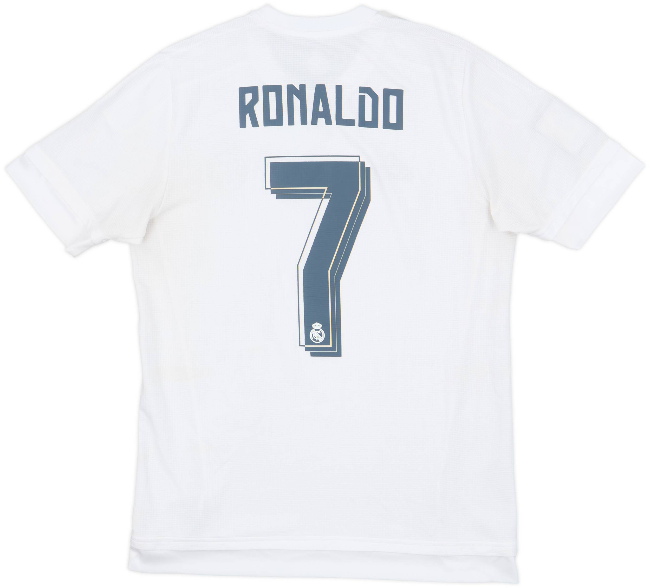 2015-16 Real Madrid Home Shirt Ronaldo #7 - 5/10 - (M)