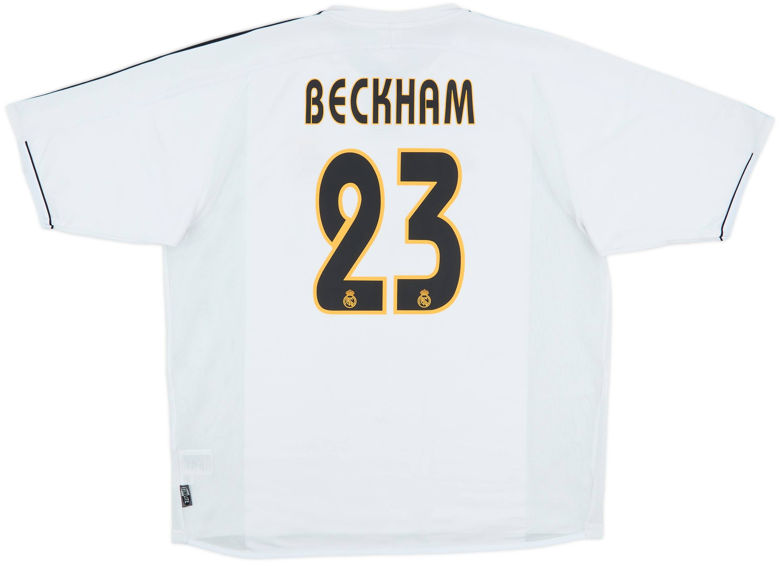 2003-04 Real Madrid Home Shirt Beckham #23 - 7/10 - (XL)