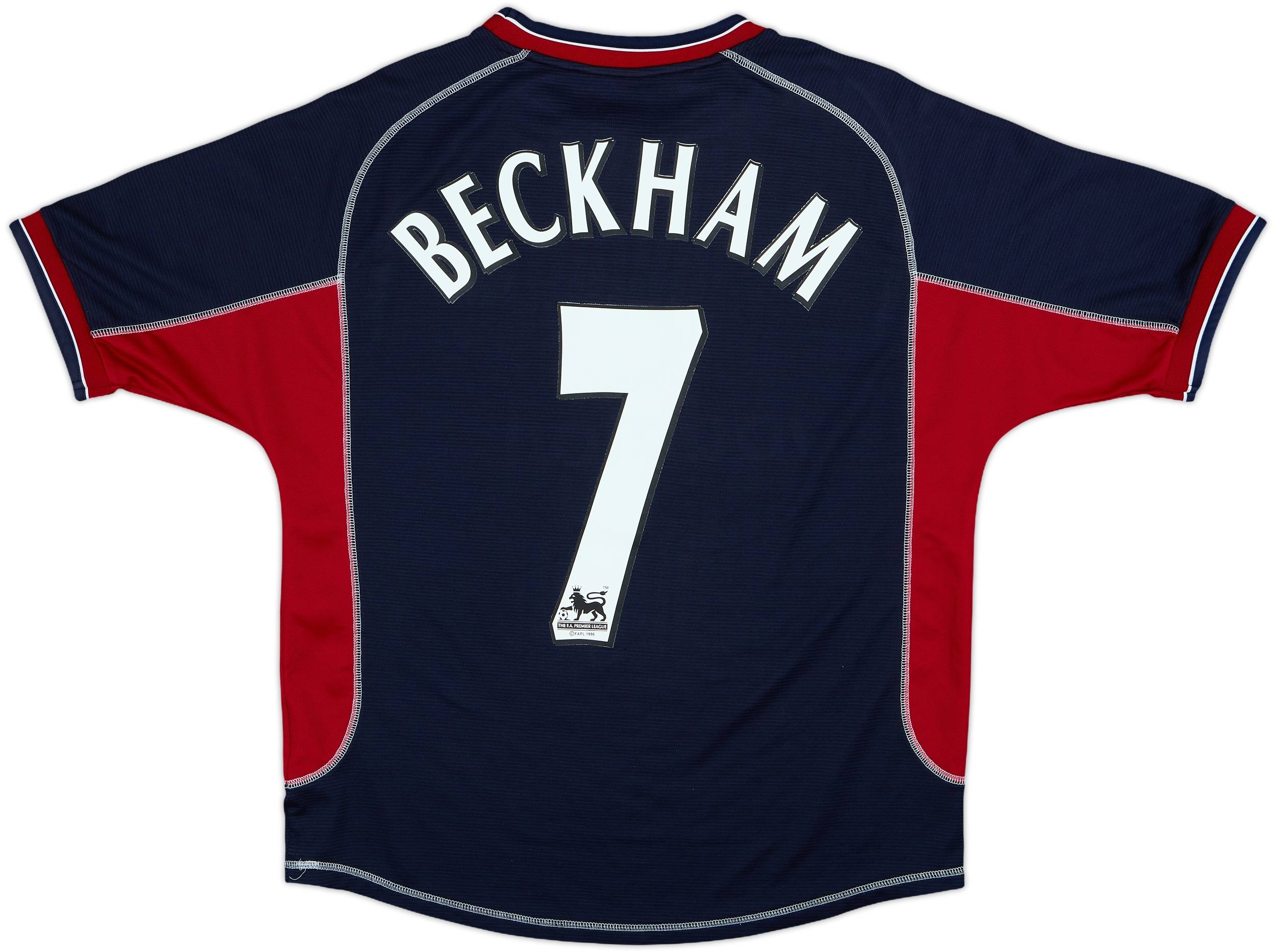 2000-01 Manchester United Third Shirt Beckham #7 - 8/10 - (XS)