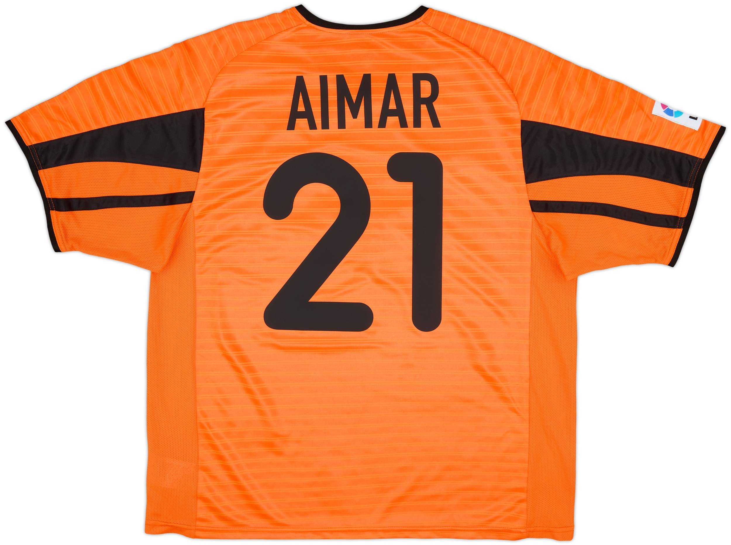 2001-02 Valencia Away Shirt Aimar #21 - 8/10 - (L)