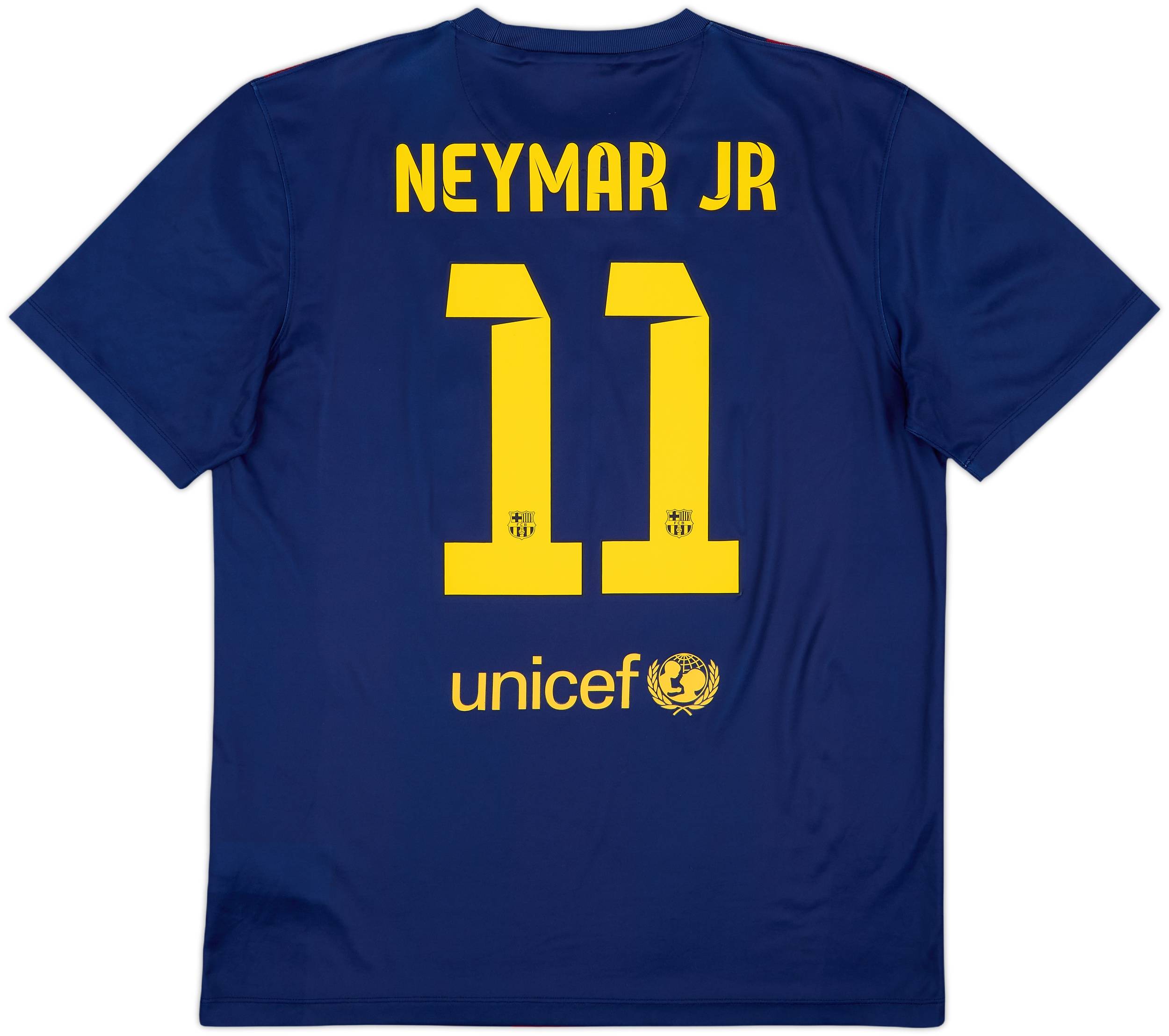 2014-15 Barcelona Basic Home Shirt Neymar Jr #11 - 10/10 - (L)