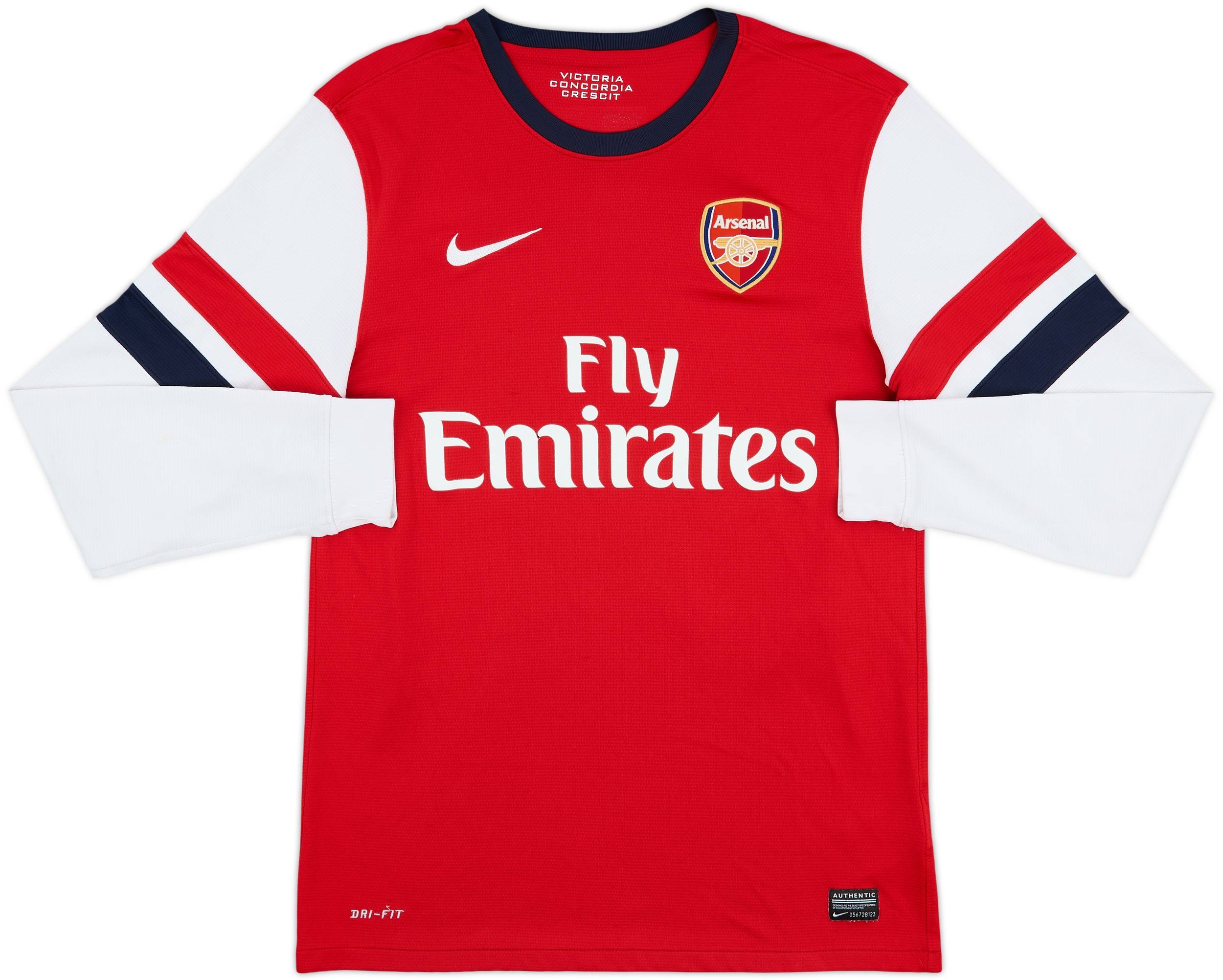 2012-14 Arsenal Home L/S Shirt Ozil #11 - 8/10 - (S)
