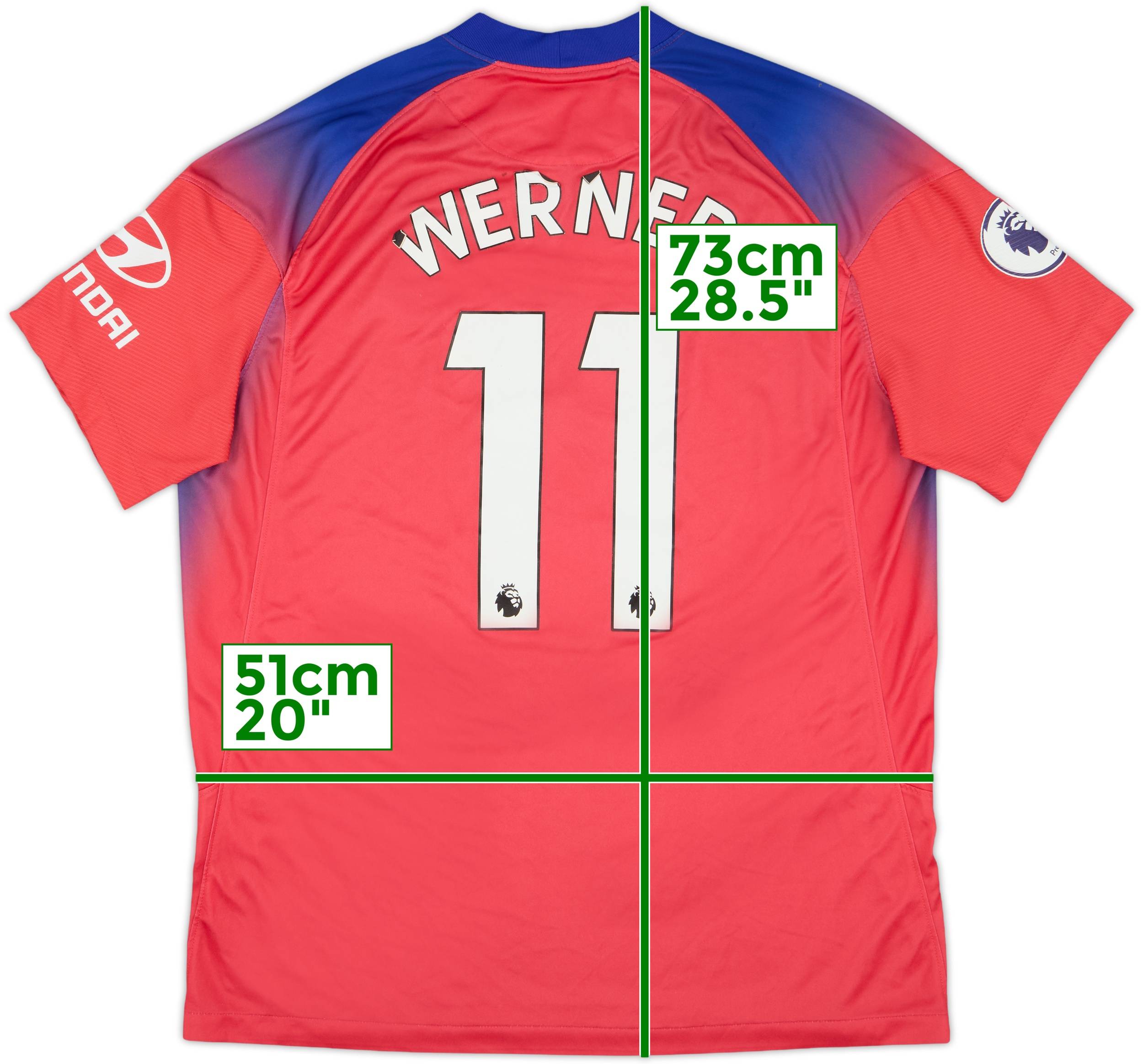 2020-21 Chelsea Third Shirt Werner #11 - 5/10 - (L)