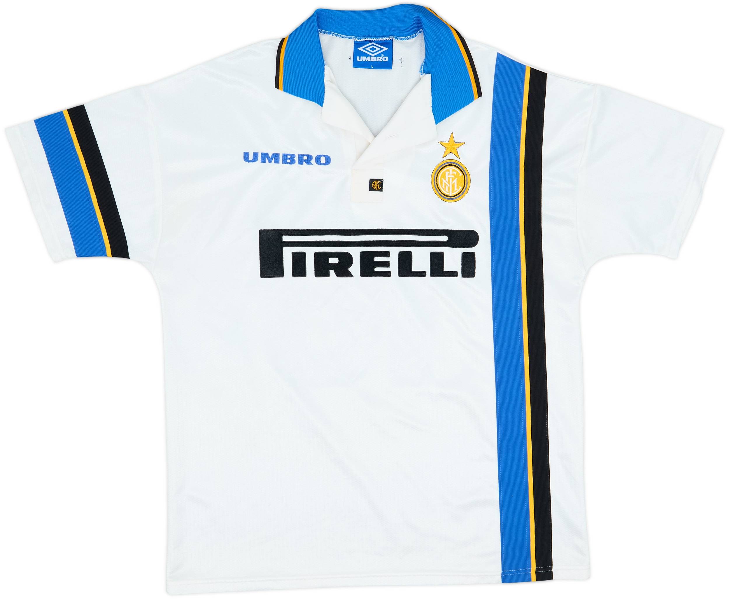 1997-98 Inter Milan Away Shirt Ronaldo #10 - 7/10 - (L)