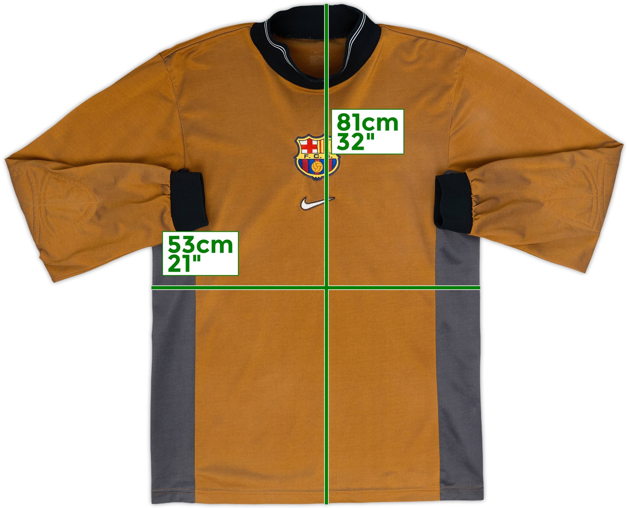 1999-00 Barcelona GK Shirt - 8/10 - (L)