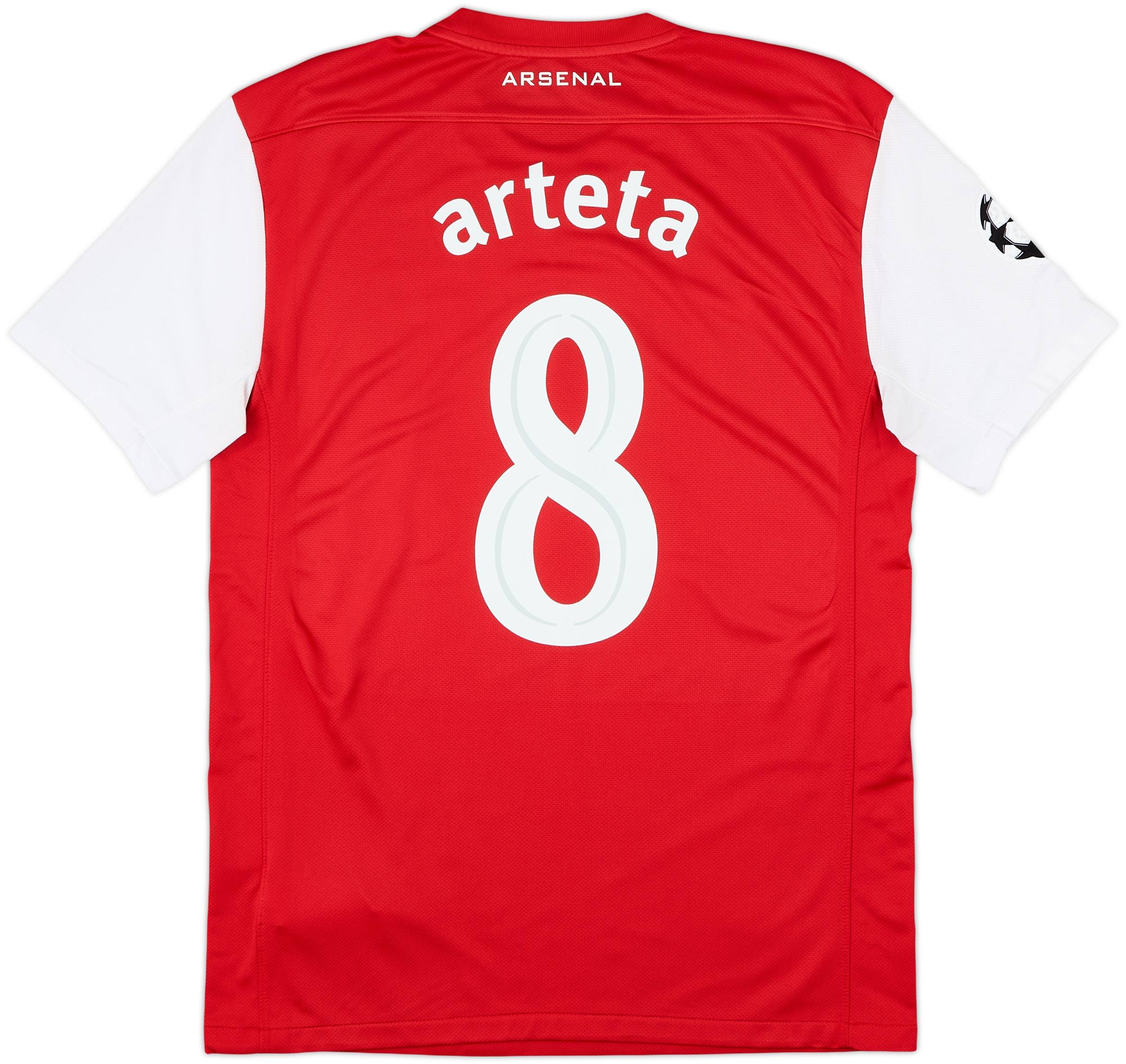2011-12 Arsenal Home Shirt Arteta #8 - 8/10 - (M)