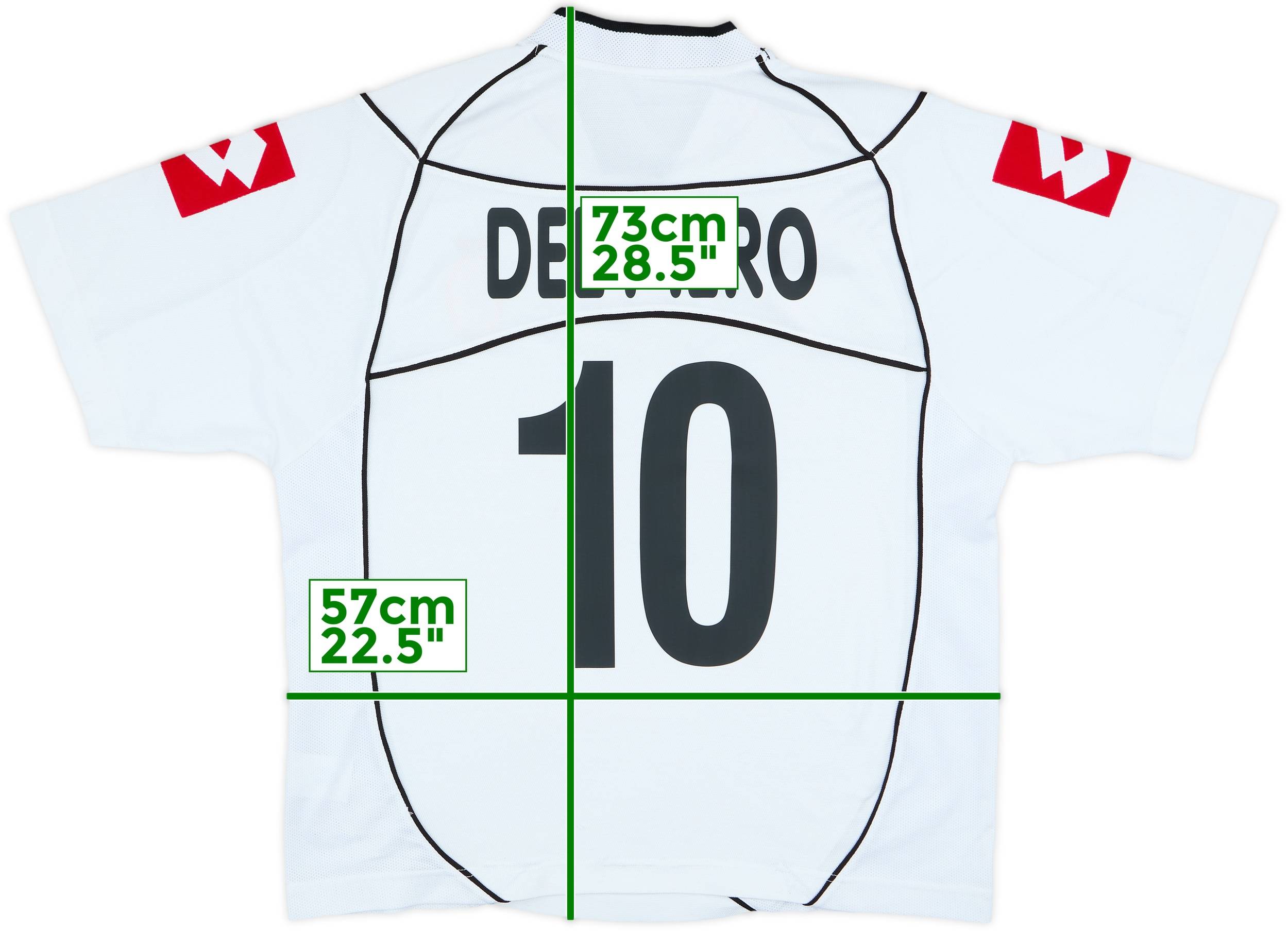 極美品！　02-03 Juventus Del Piero #10 LOTTO 2002-03 Juventus Home Shirt Del Piero #10 - 8/10 - (L)