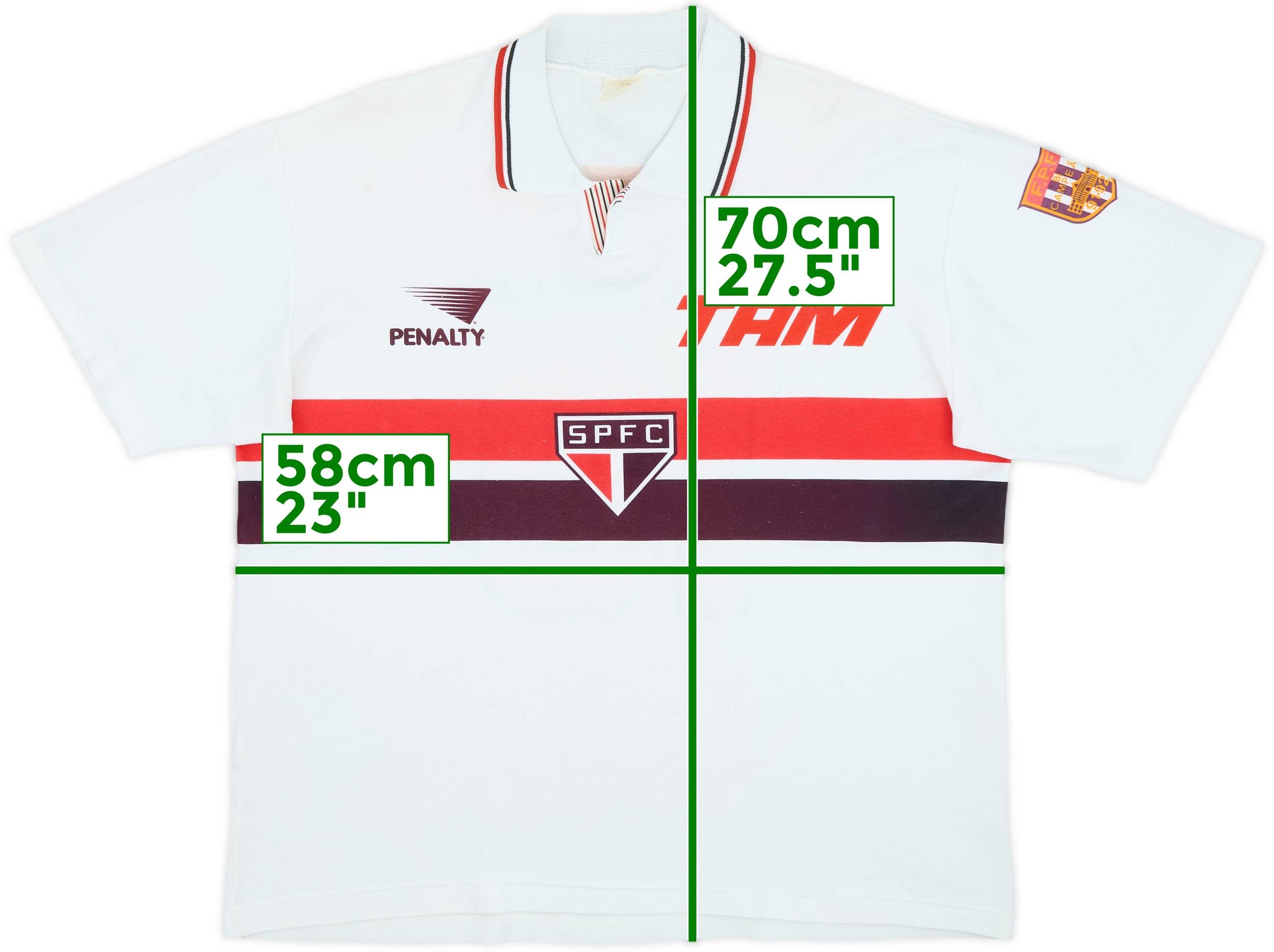 1992 Sao Paulo Home Shirt #10 - 8/10 - (XL)