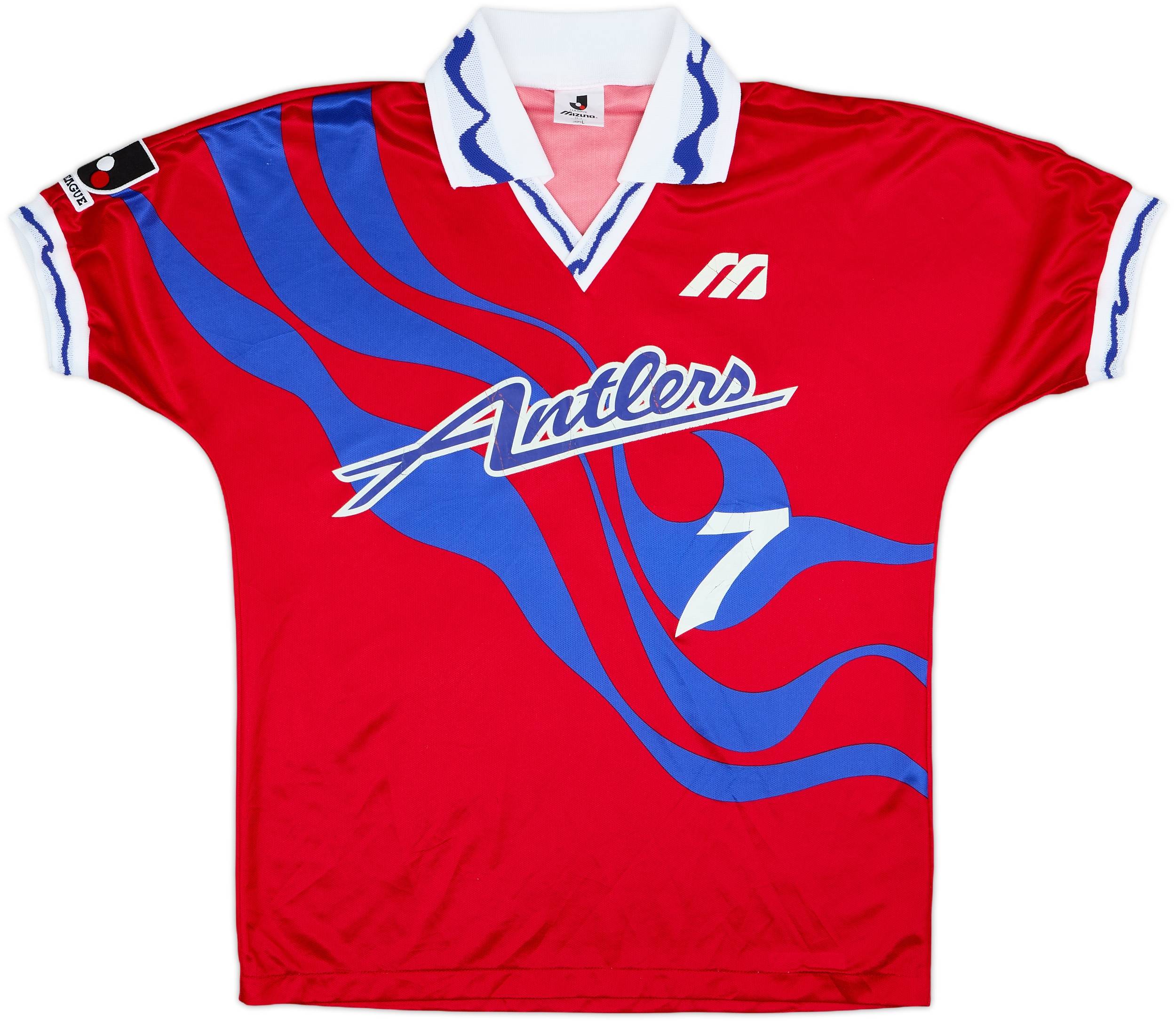 1993-94 Kashima Antlers Home Shirt #7 - 6/10 - (L)