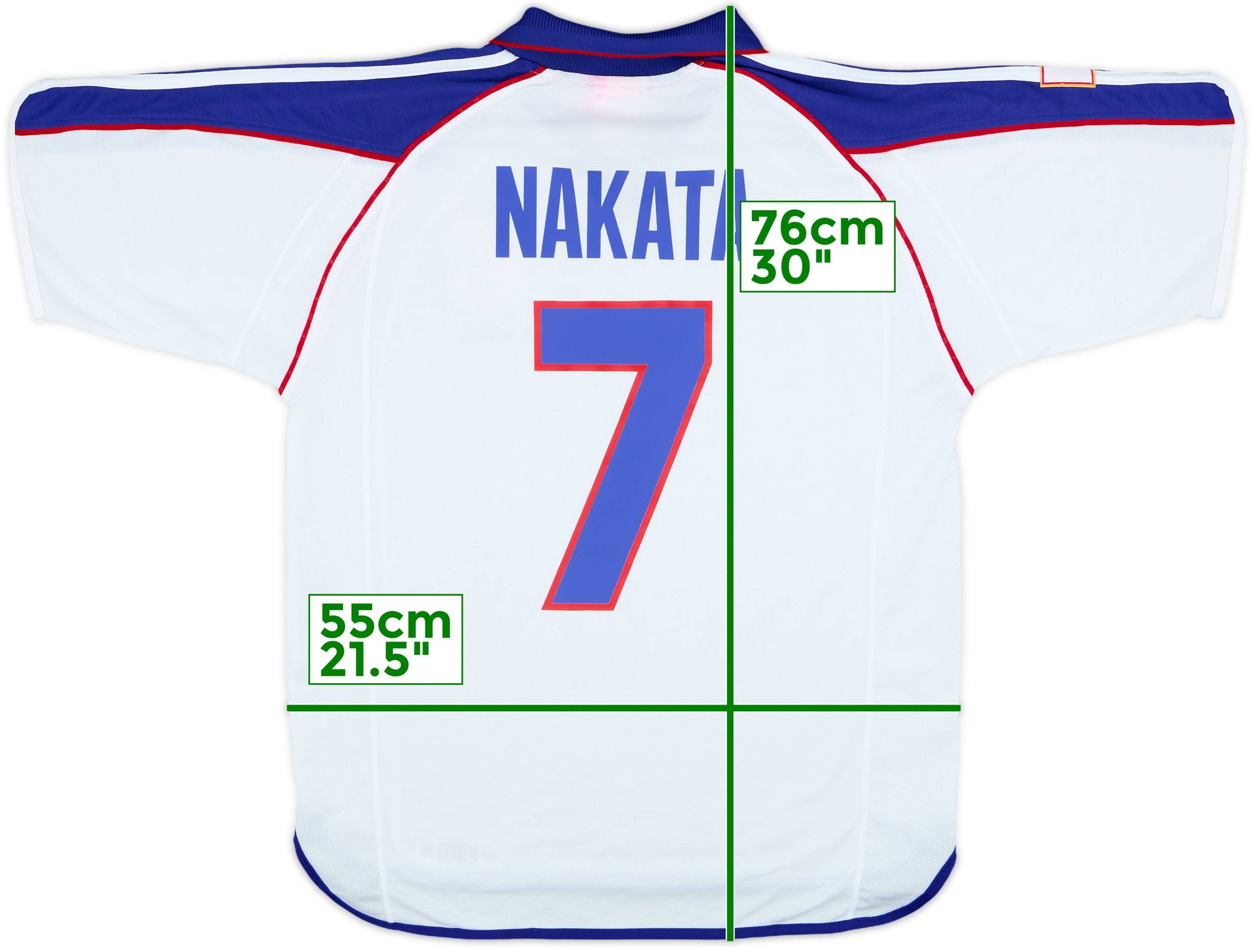 ウェア Japan Away 2001 NAKATA #7 Longsleeve 2000-01 Japan Player Issue Away Shirt Nakata #7 - 7/10 - (L)