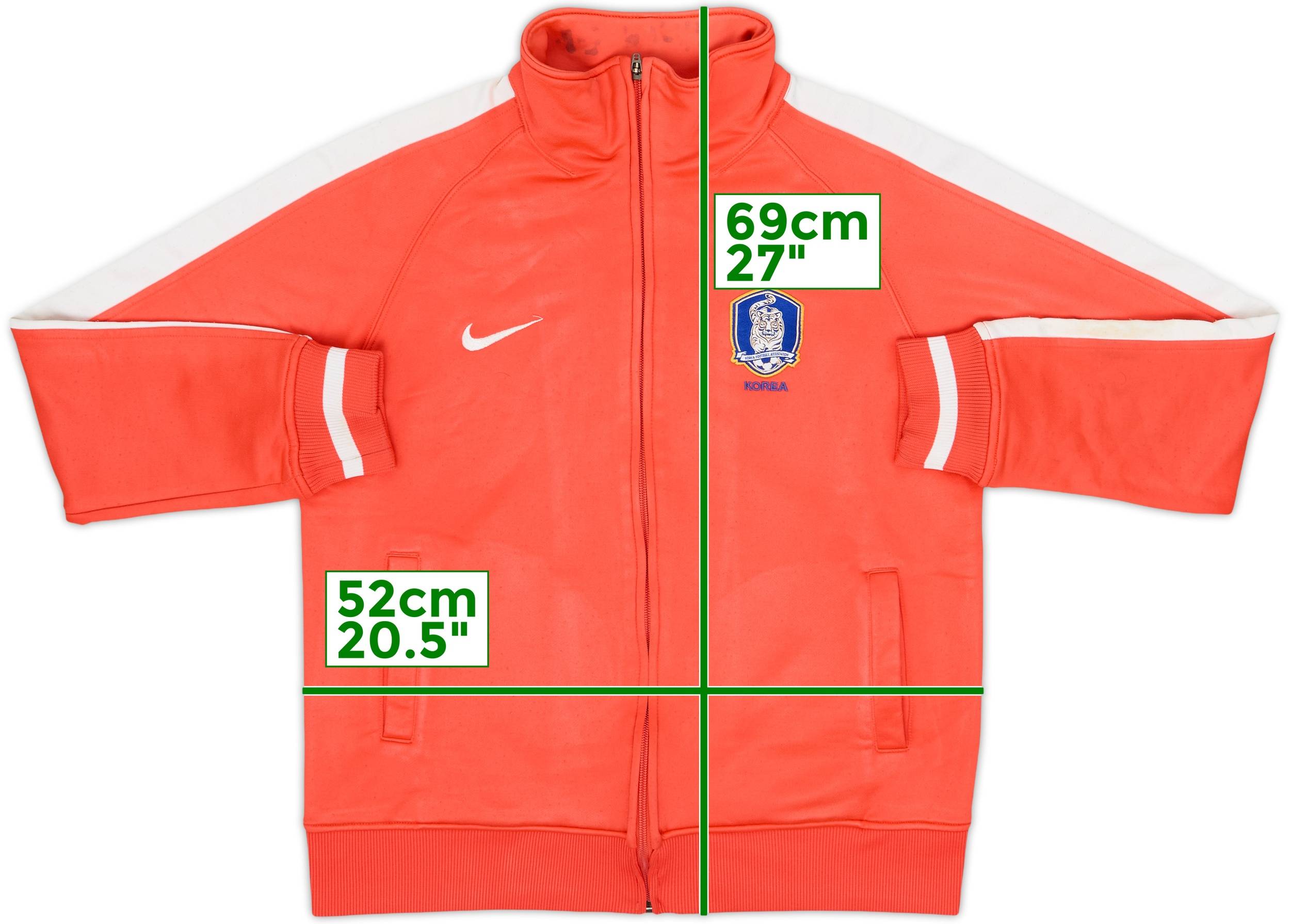 2007-08 South Korea Nike Track Jacket - 8/10 - (L.Boys)
