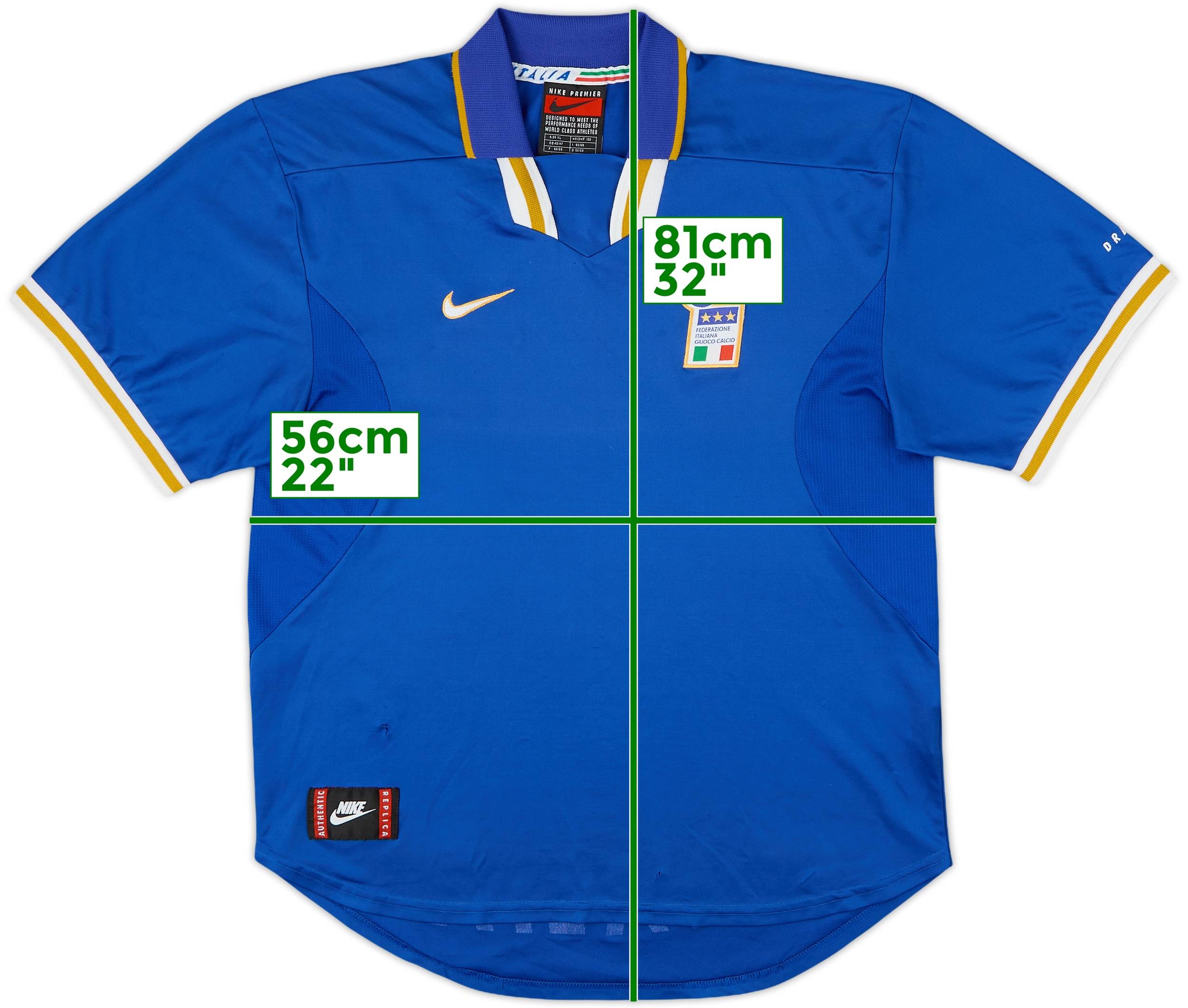 1996-97 Italy Home Shirt - 4/10 - (XL)
