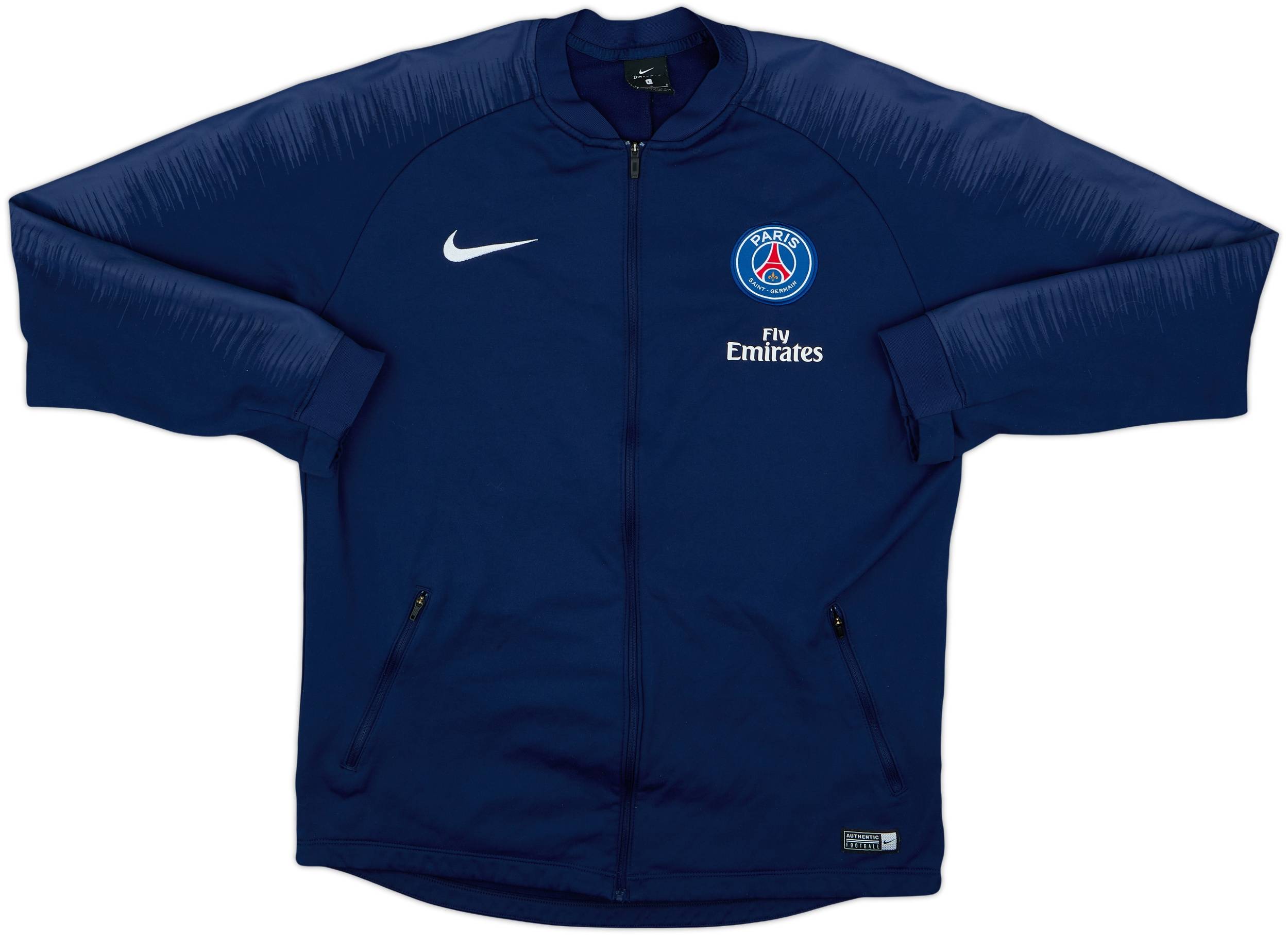 2018-19 Paris Saint-Germain Nike Track Jacket - 8/10 - (L)