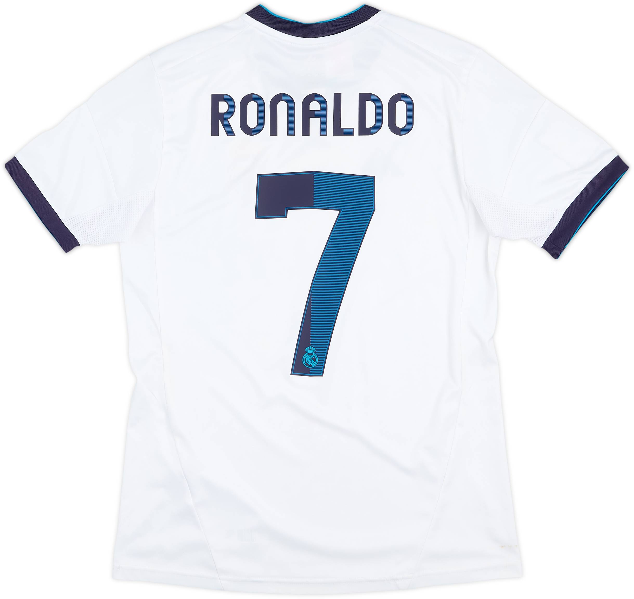 2012-13 Real Madrid Home Shirt Ronaldo #7 - 8/10 - (XL.Boys)