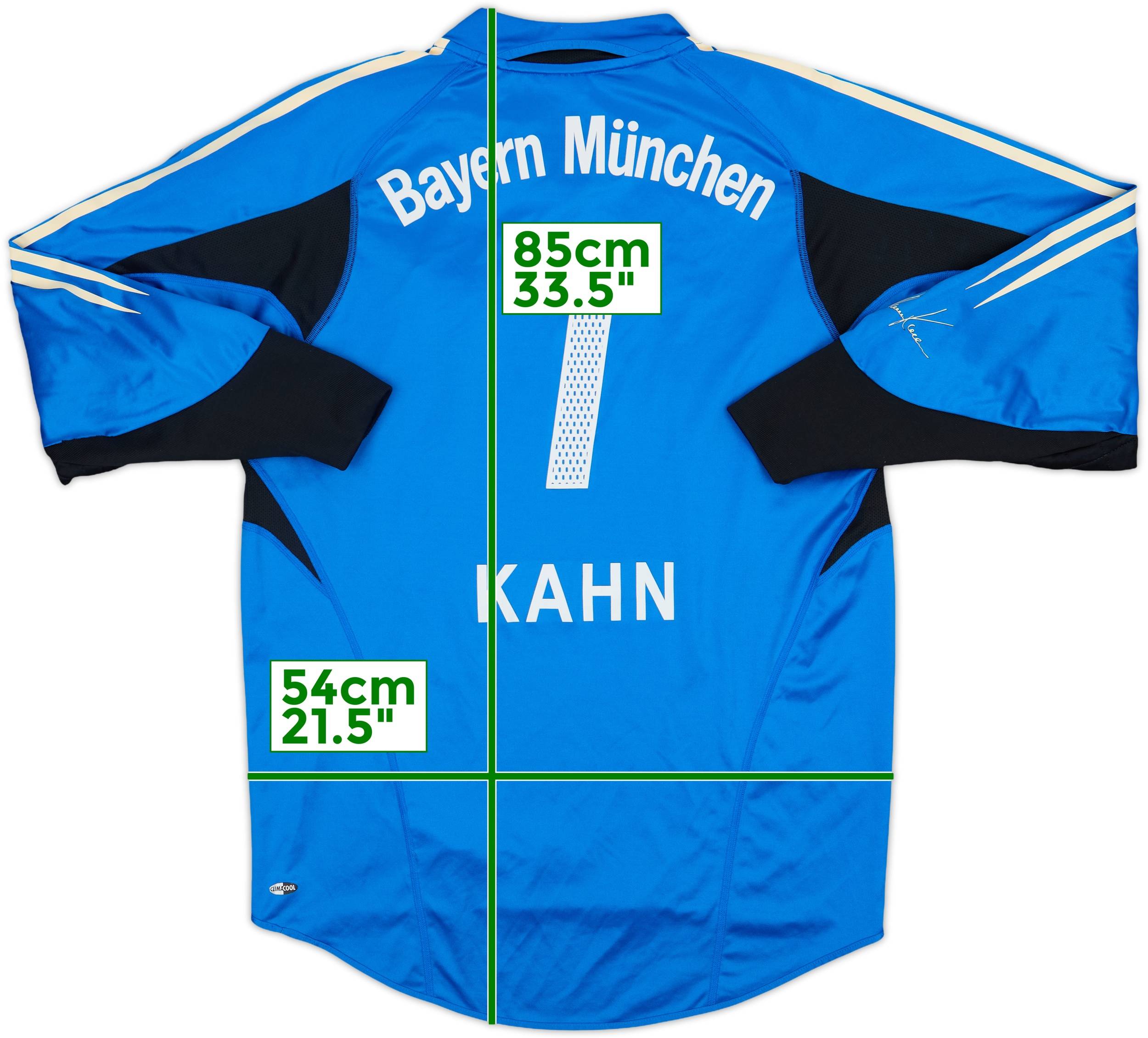 2004-05 Bayern Munich GK Shirt Kahn #1 - 8/10 - (M)