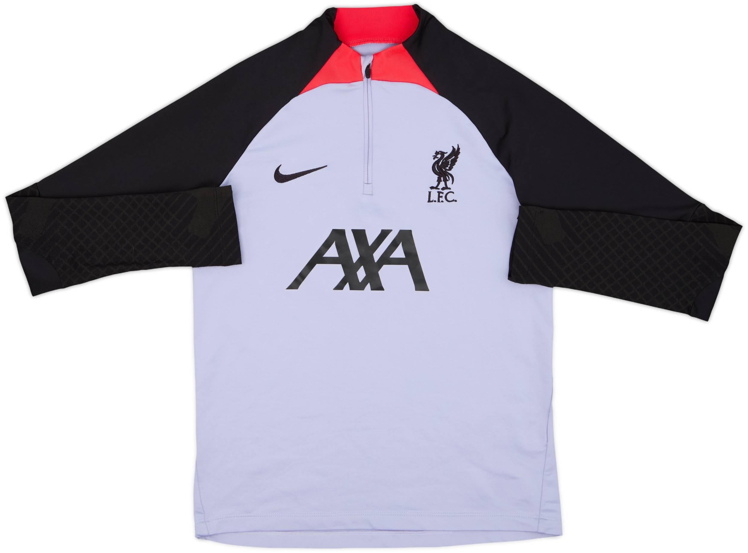 2022-23 Liverpool Nike 1/4 Zip Drill Top - 8/10 - (L.Boys)