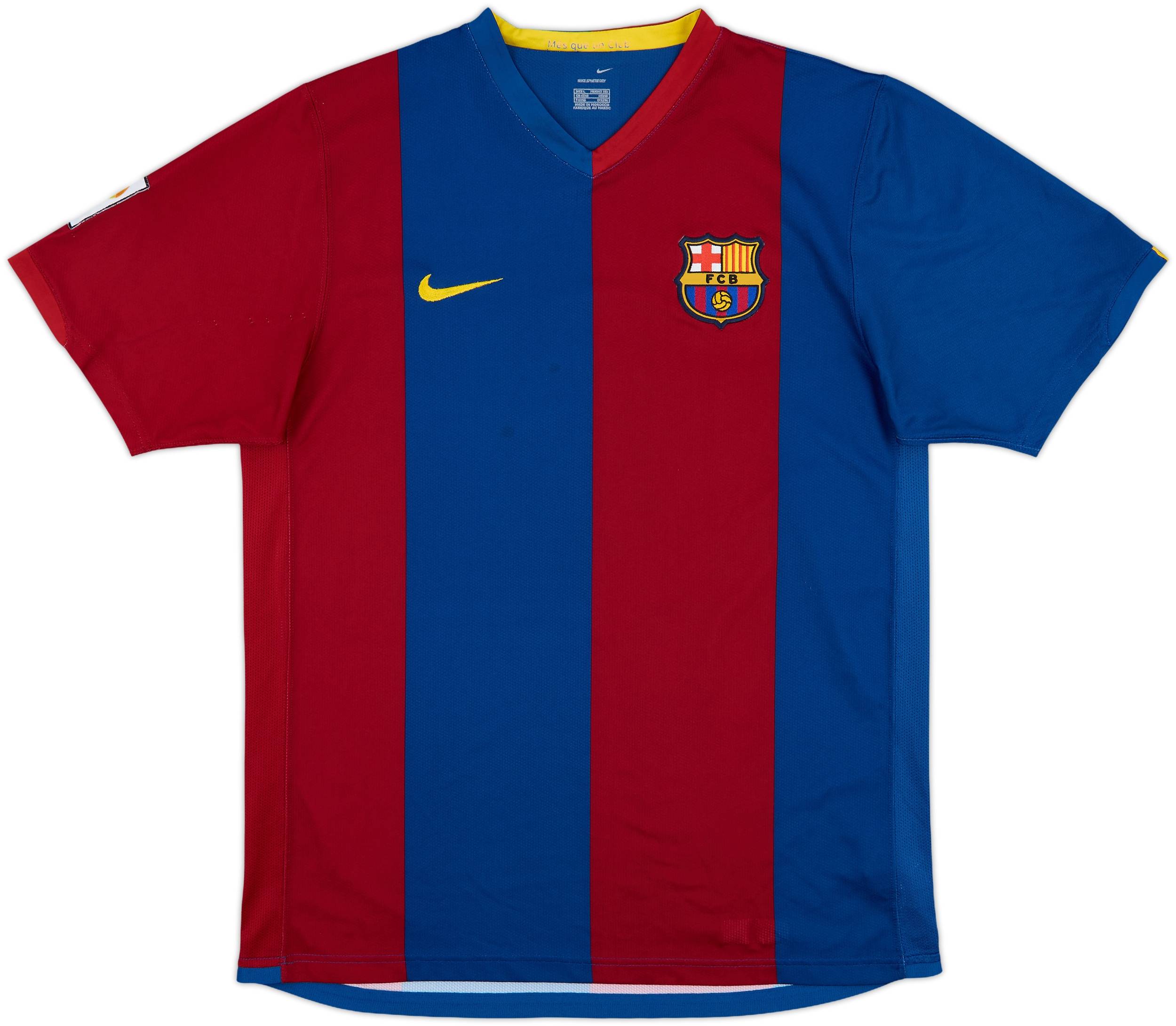 2006-07 Barcelona Home Shirt Gudjohnsen #7 - 7/10 - (L)