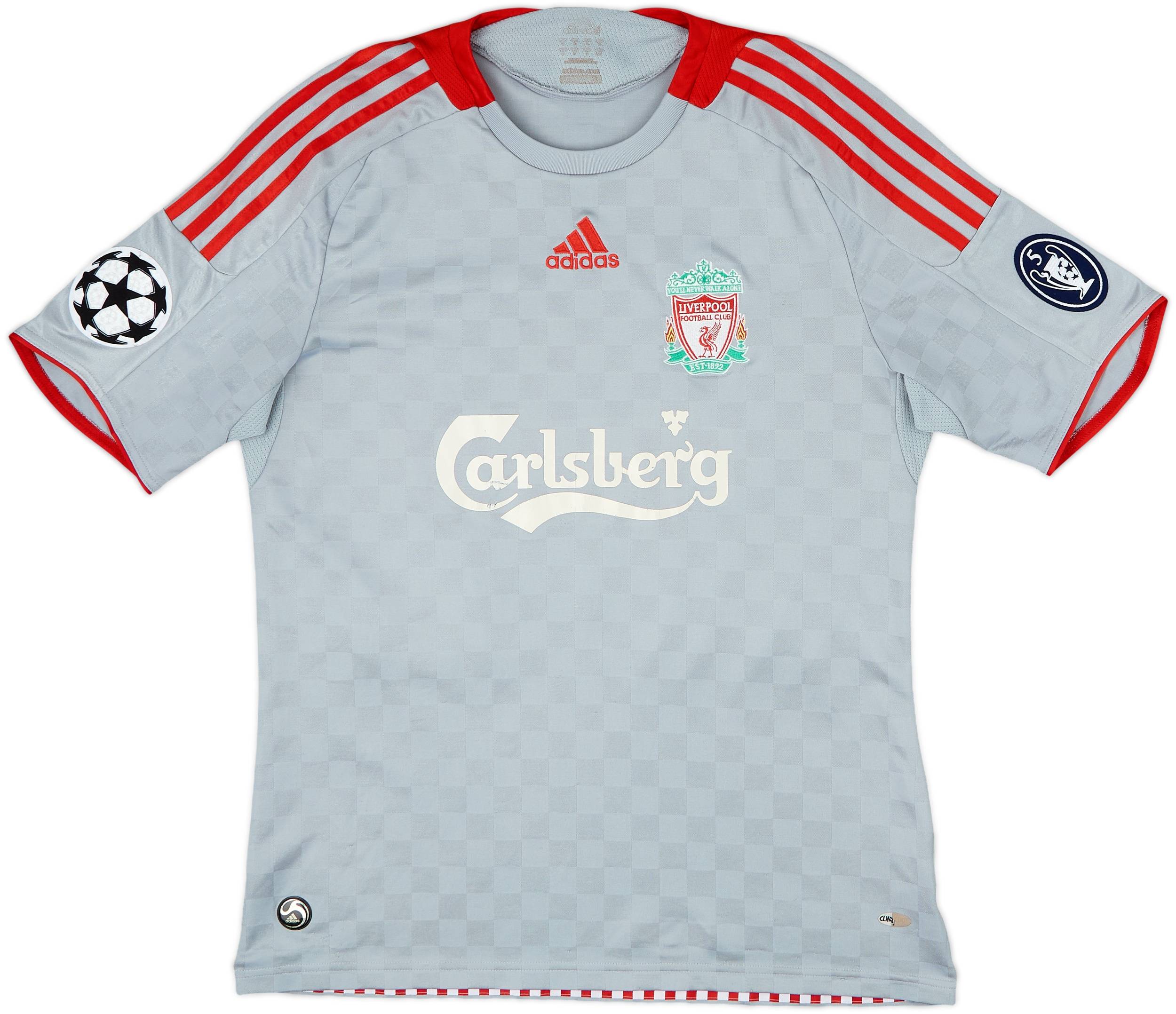 2008-09 Liverpool Away Shirt Gerrard #8 - 6/10 - (M)