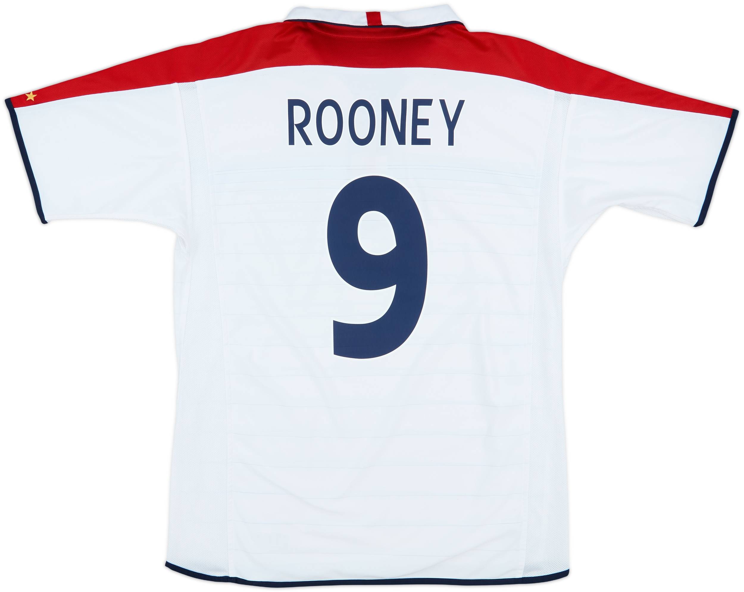Umbro England Rooney 9 シャツ Vintage Umbro Wayne Rooney 9 England 07/09 National Team Home