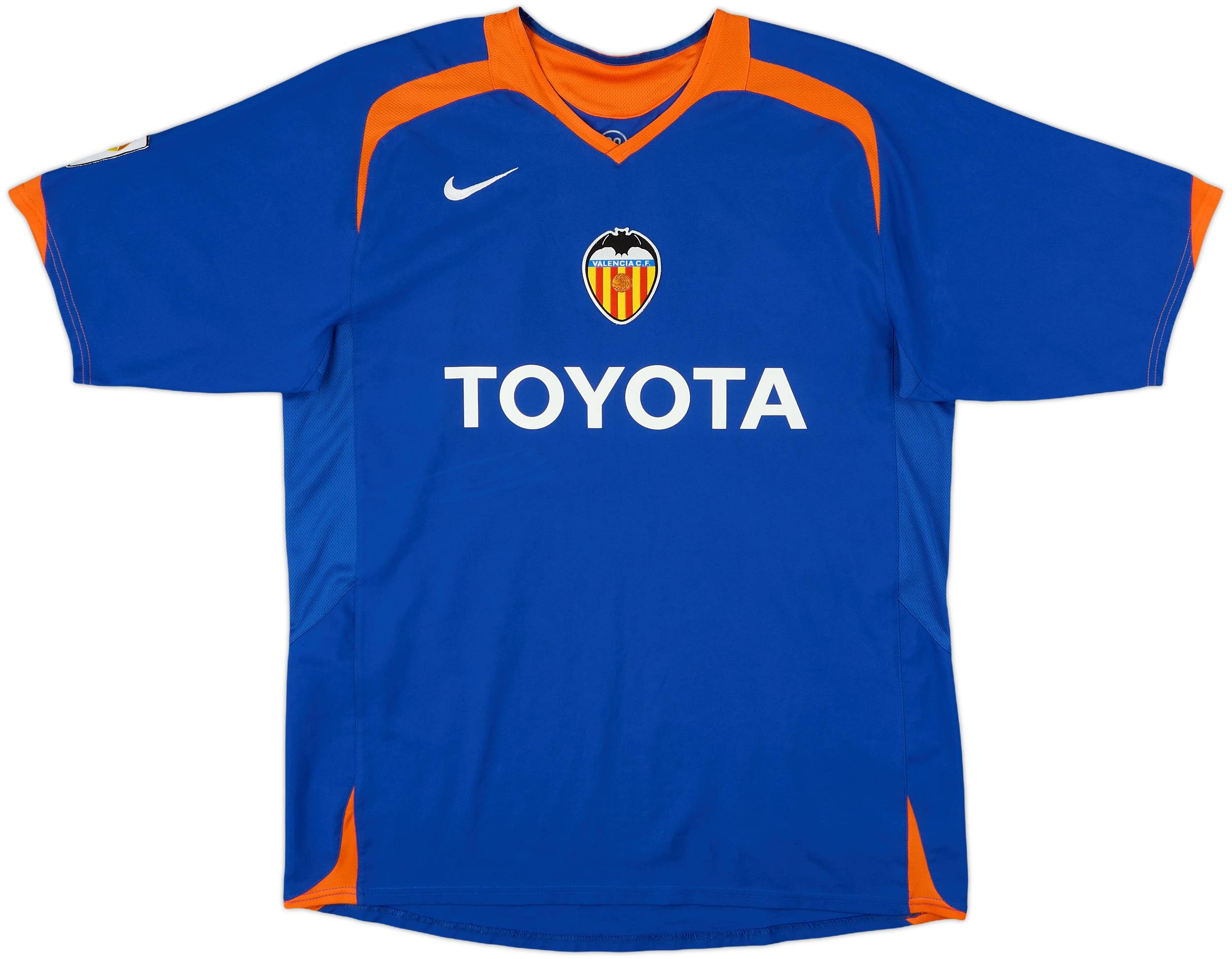 2005-06 Valencia Away Shirt David Villa #7 - 9/10 - (L)