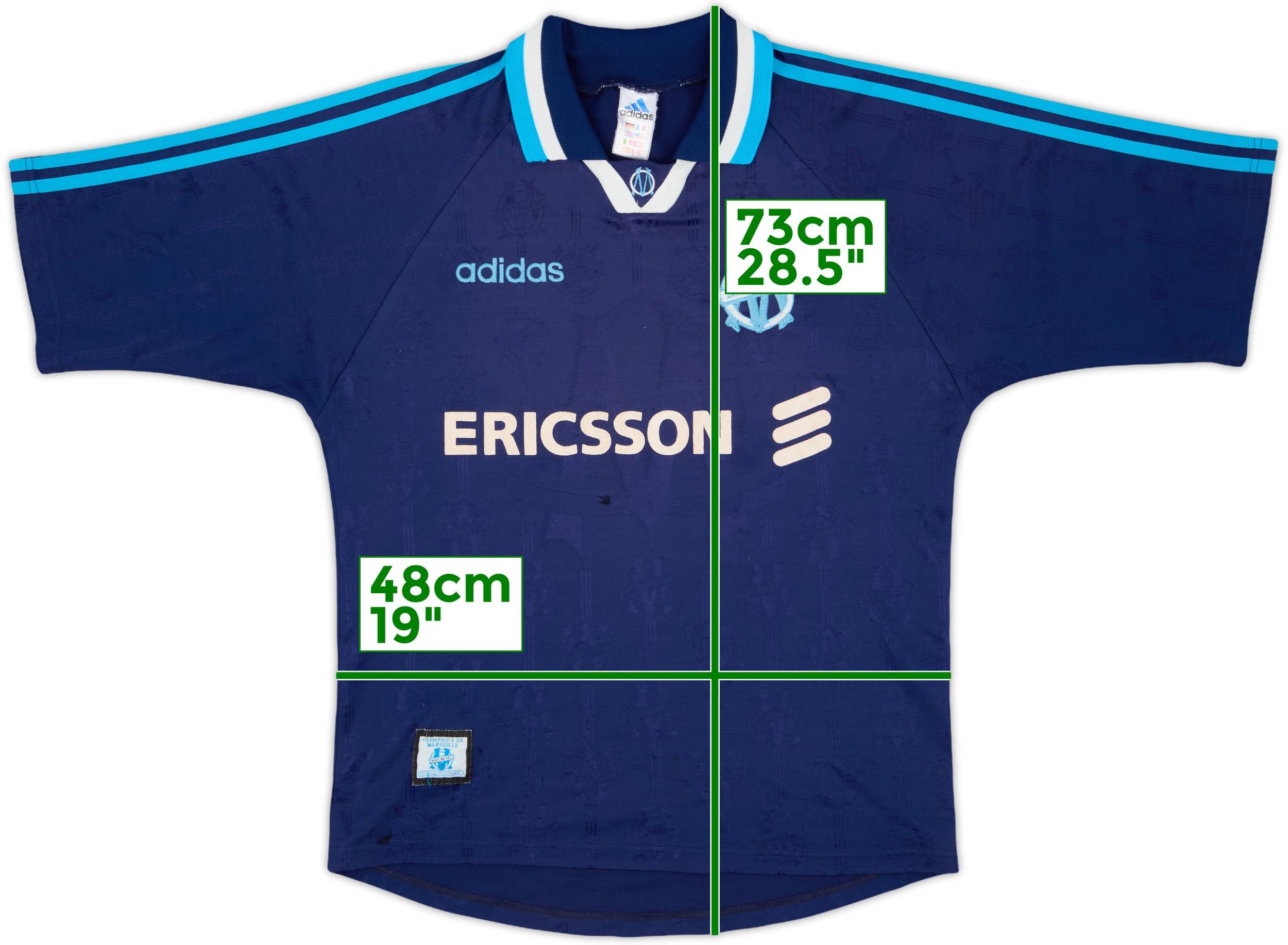 1997-98 Olympique Marseille Third Shirt - 5/10 - (S)