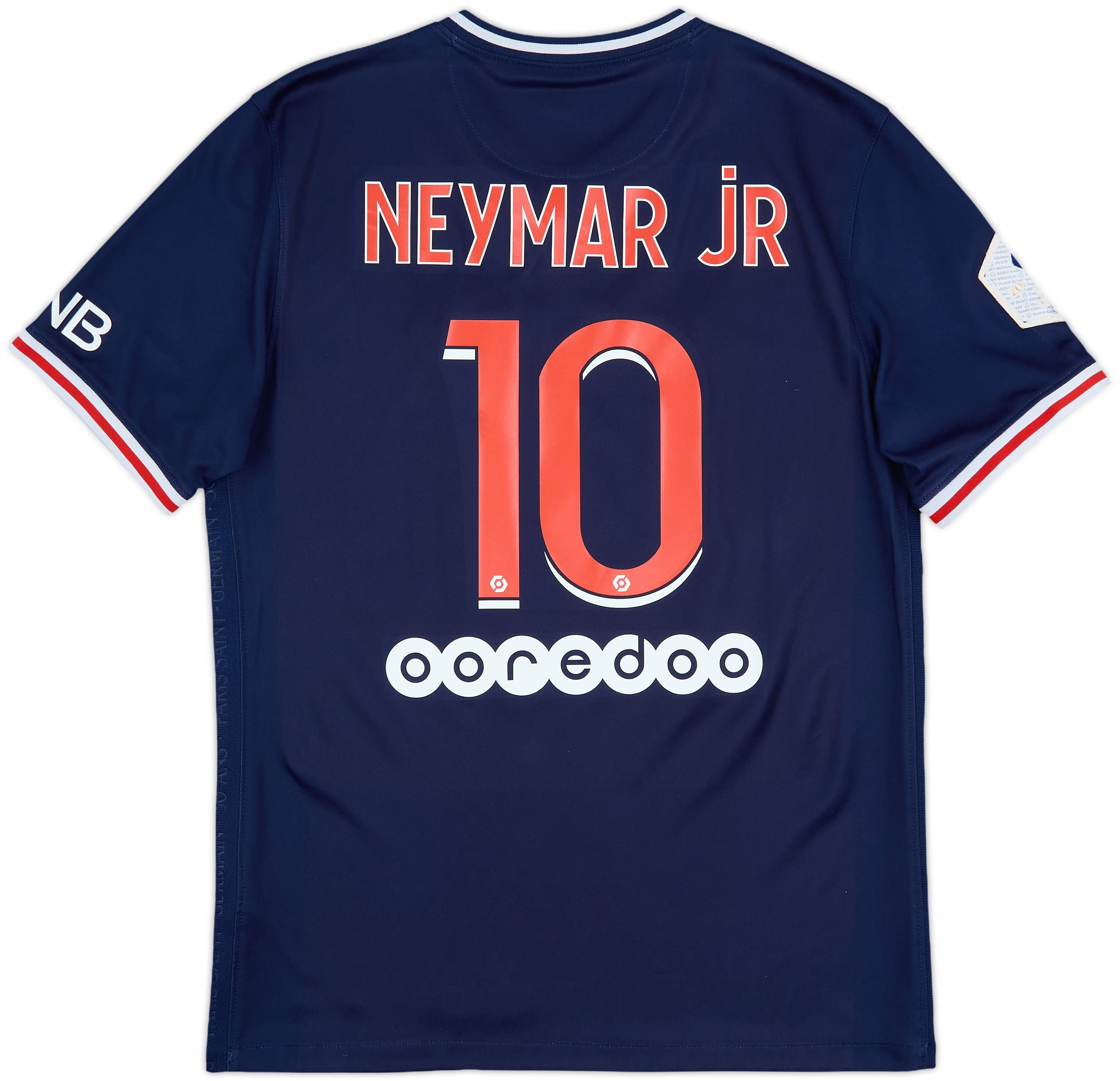 2020-21 Paris Saint-Germain Home Shirt Neymar Jr #10 - 6/10 - (M)