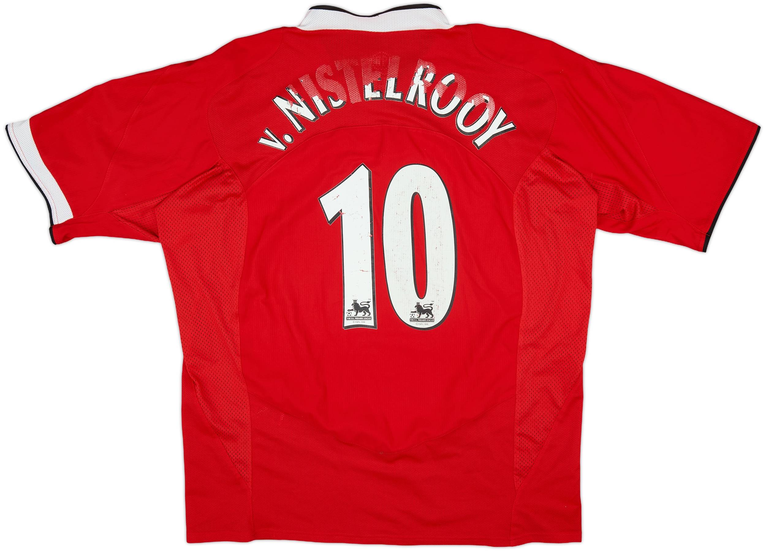 ウェア Nike Manchester United V. Nistelrooy 10 2004-06 Manchester United Home Shirt V.Nistelrooy #10 - 4/10 - (XL)