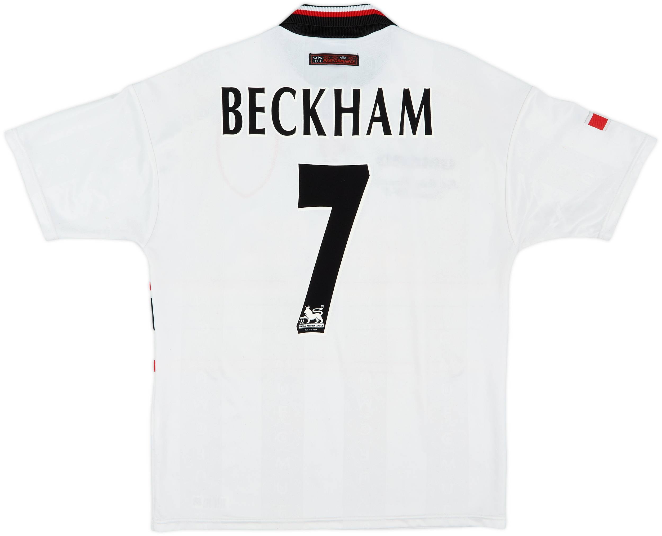 1997-99 Manchester United 'Champions' Away Shirt Beckham #7 - 8/10
